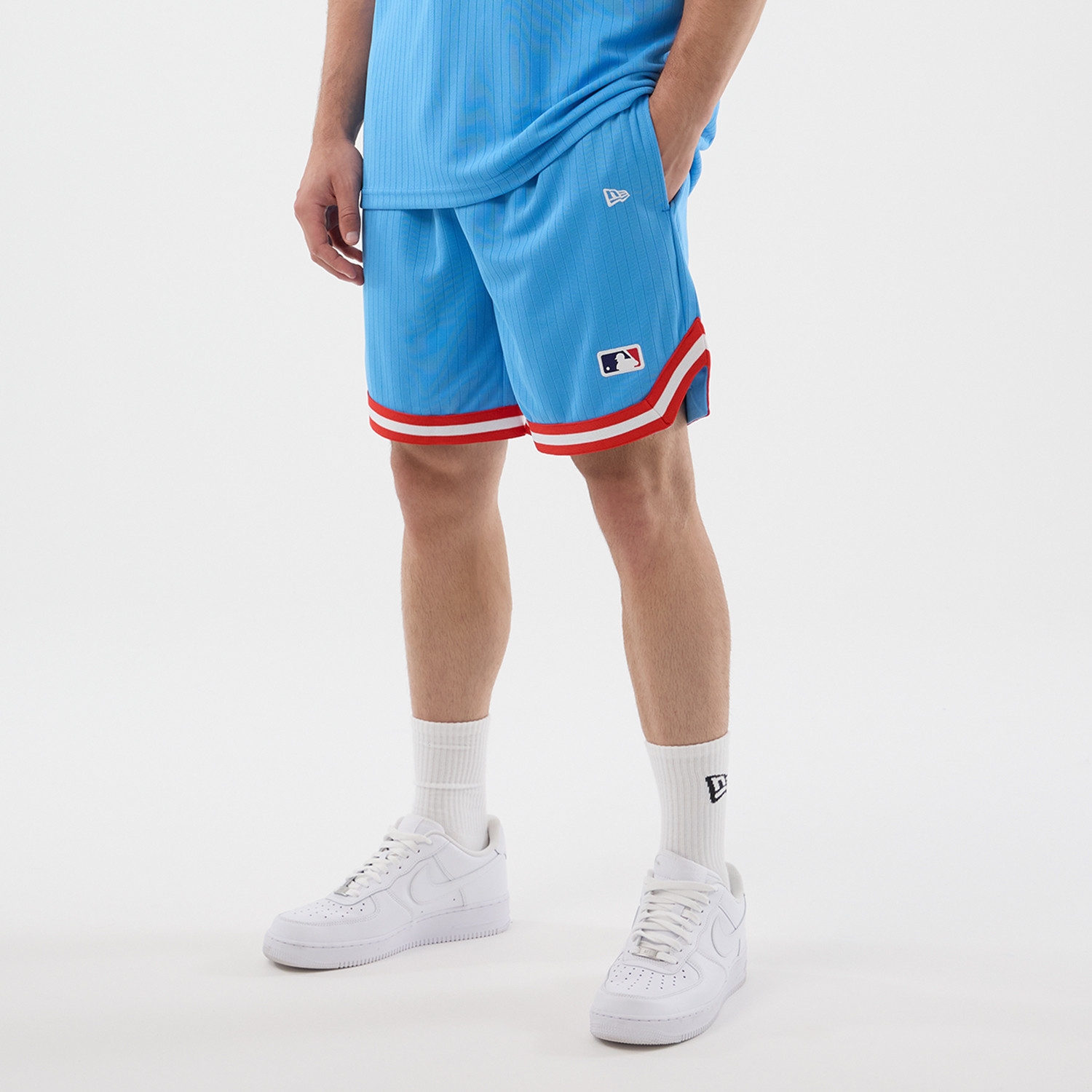New York Yankees MLB Team Arch Oversized MLB Shorts Blau