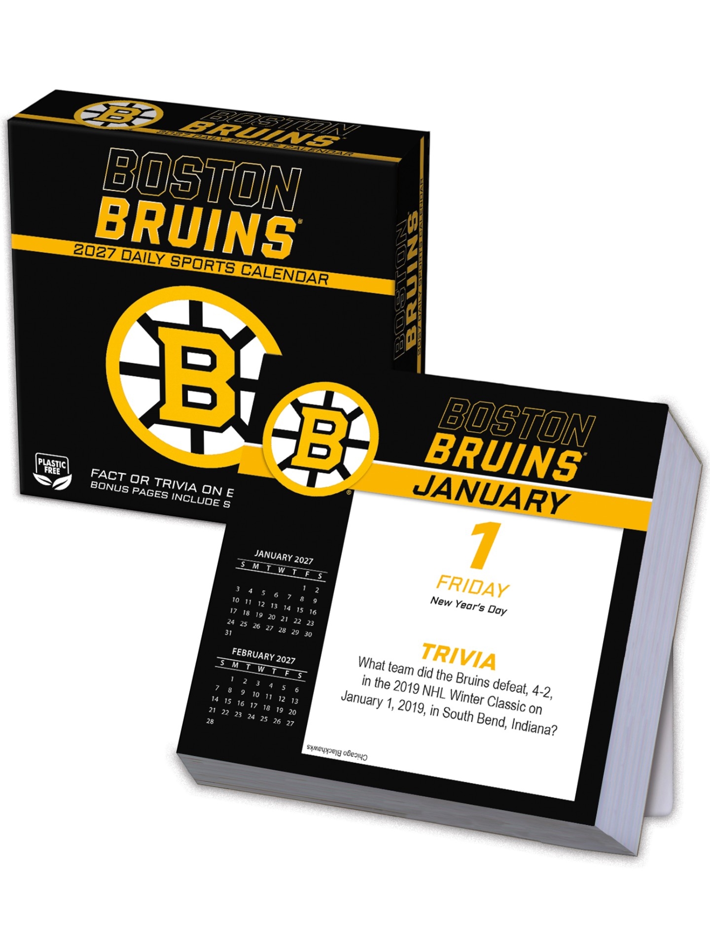 Boston Bruins 2027 NHL Tischkalender