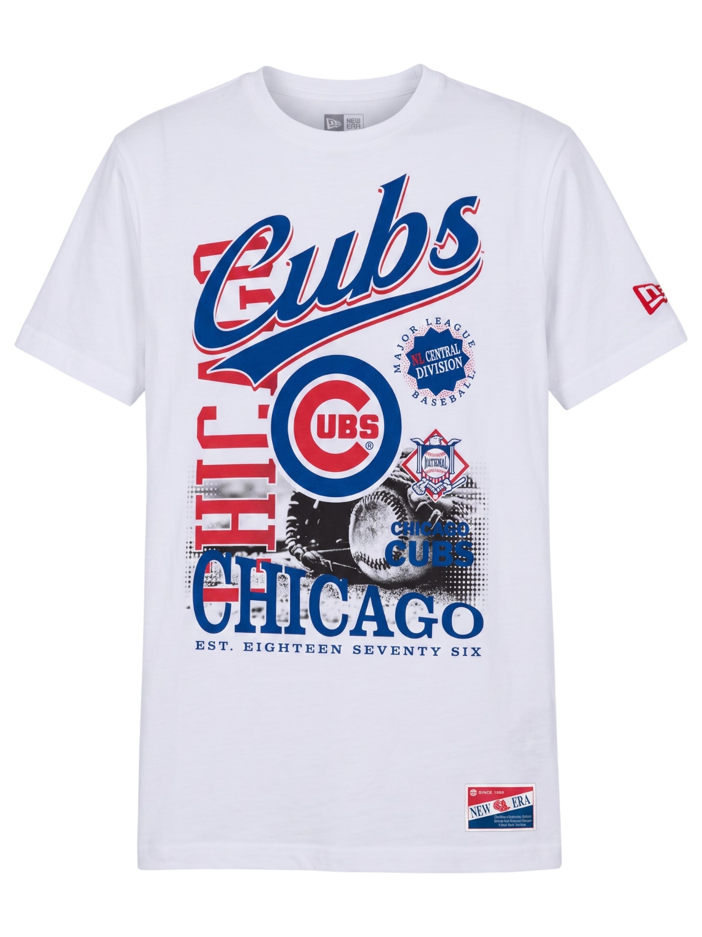 Chicago Cubs Division Oversized MLB T-Shirt Weiß