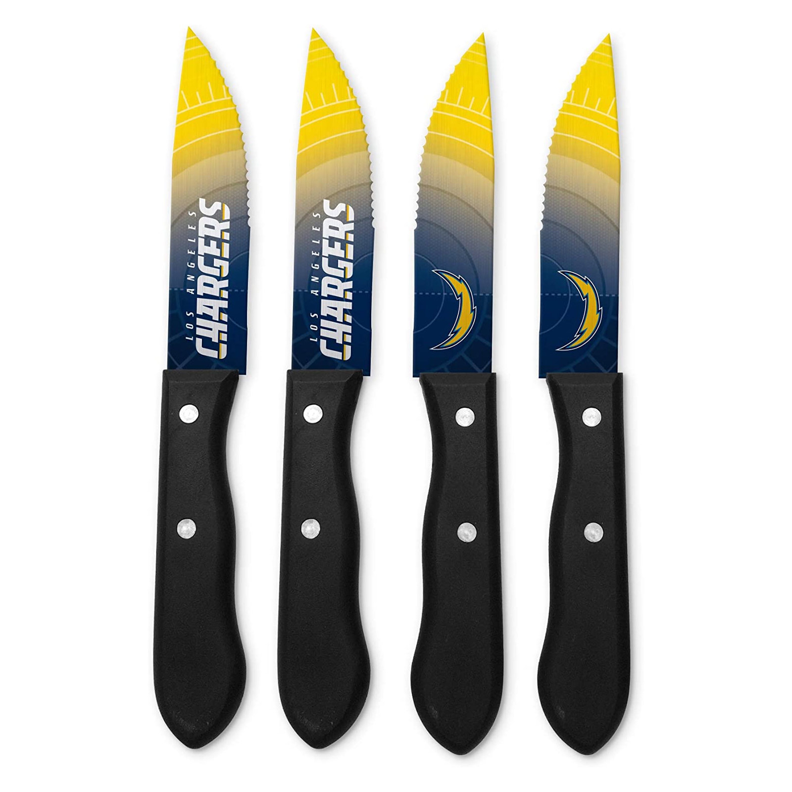 Los Angeles Chargers NFL Steakmesser Set (4 Stk.)