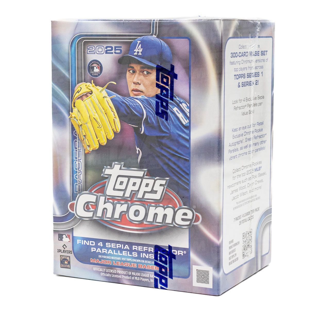 2025 Topps Chrome Baseball MLB Blaster Box