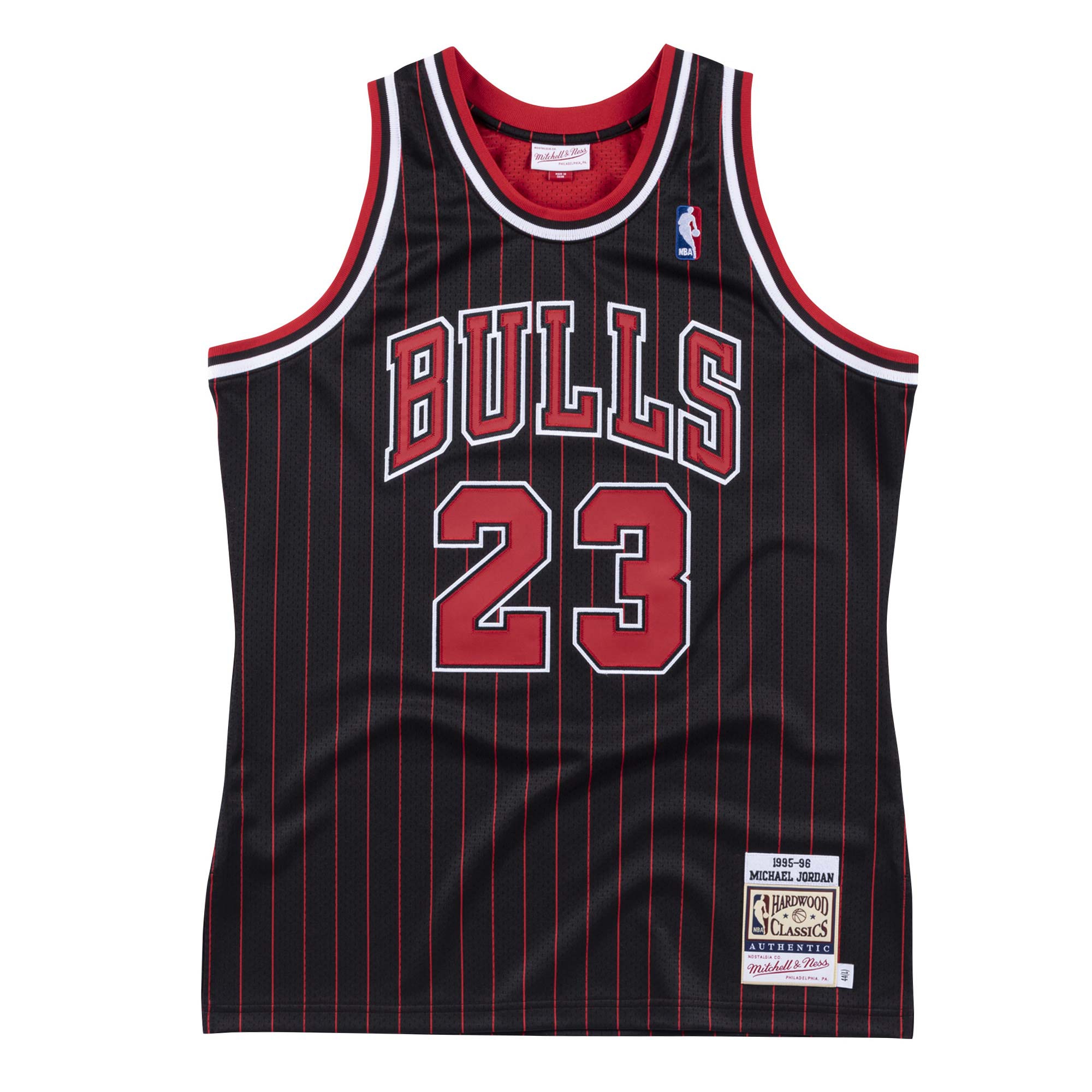 Michael Jordan #23 Chicago Bulls 1995-96 Authentic NBA Jersey Pinstripe