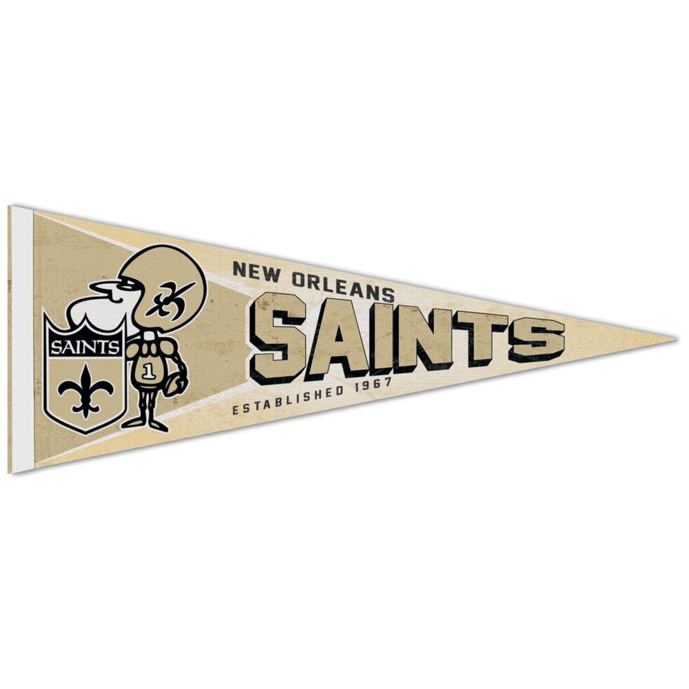New Orleans Saints Premium Throwback NFL Wimpel