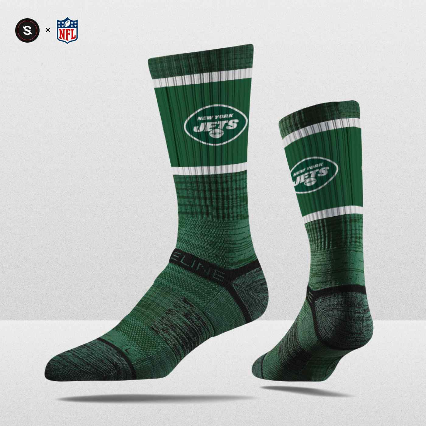 New York Jets Strideline Premium NFL Crew Socken