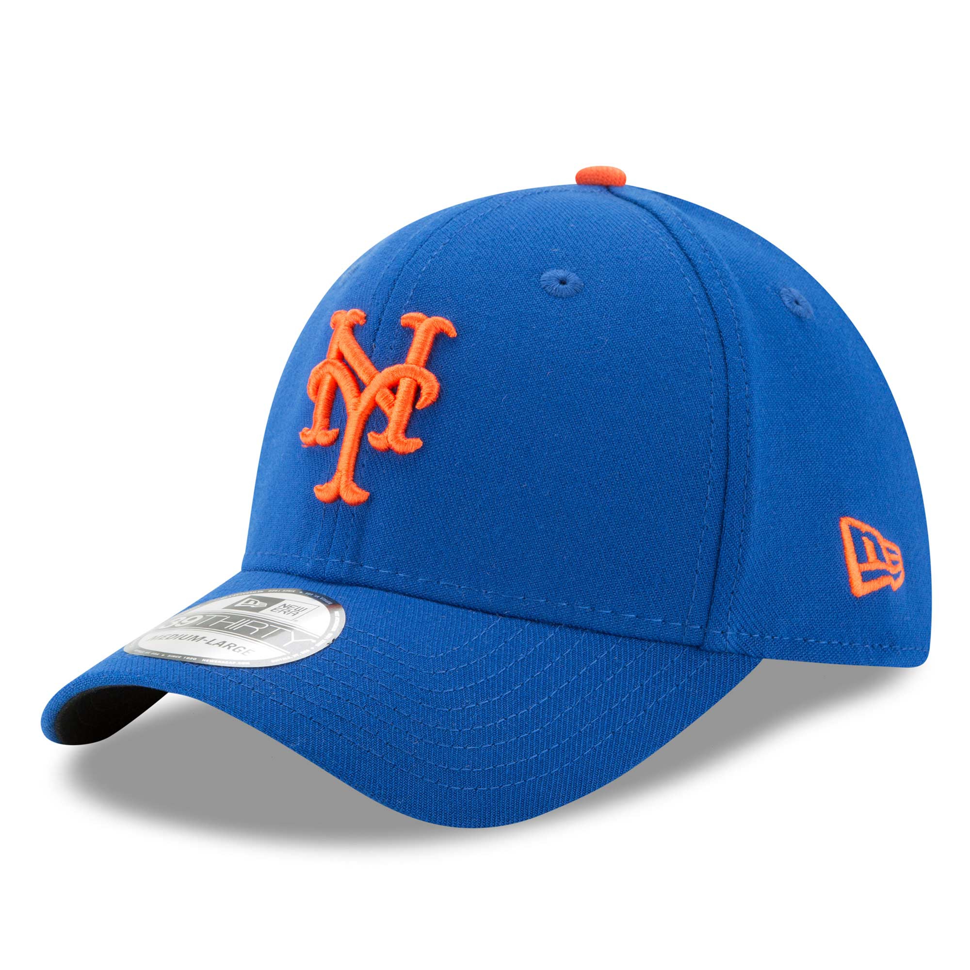 New York Mets Stretch Fit Basic MLB Cap Game Blau
