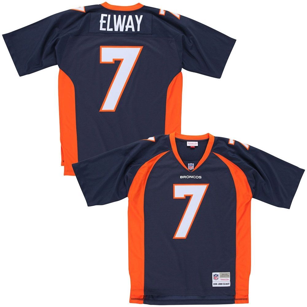 John Elway #7 Denver Broncos Legacy Throwback NFL Trikot Navy