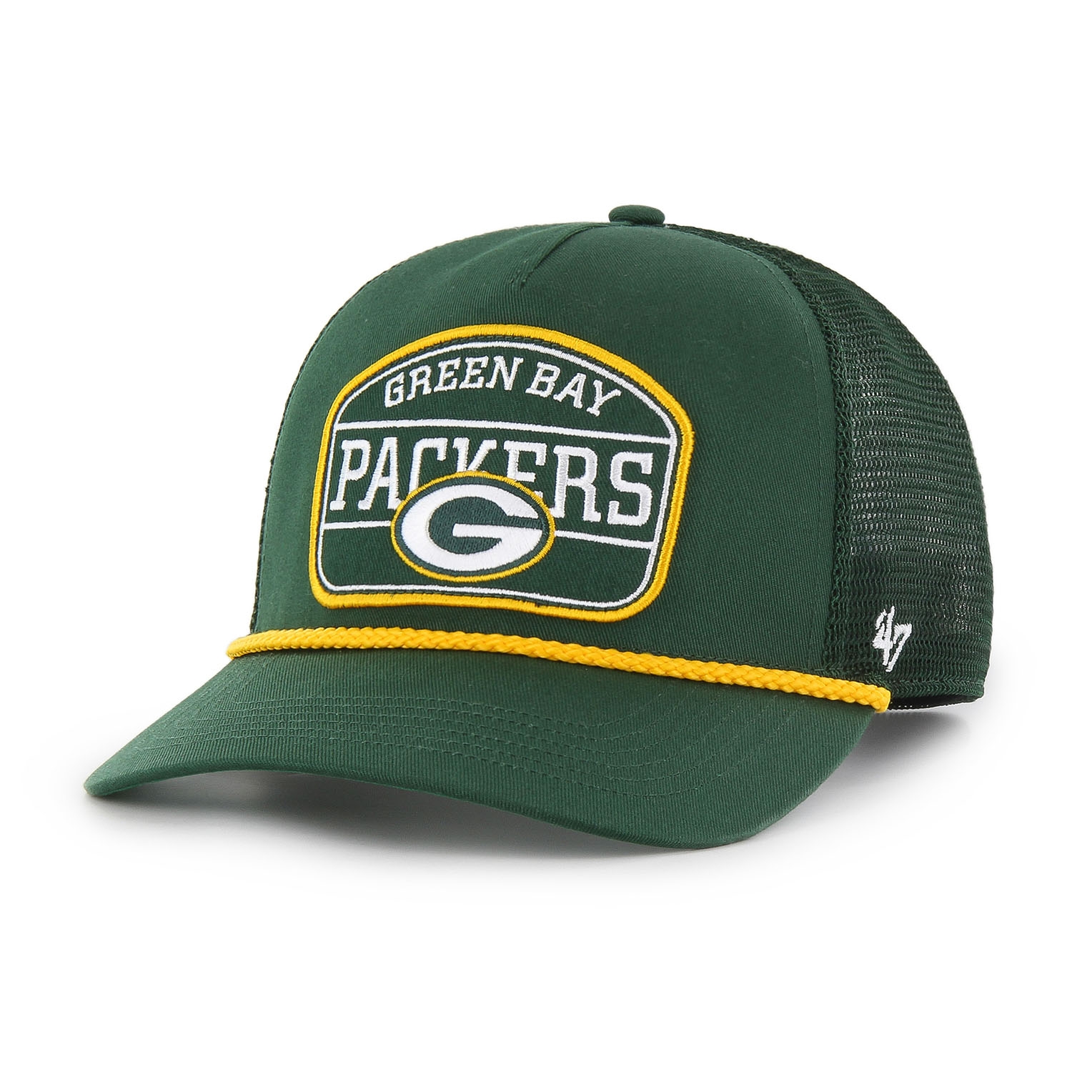 47 Green Bay Packers Hone Rope Hitch RF Snapback Trucker NFL Cap Green