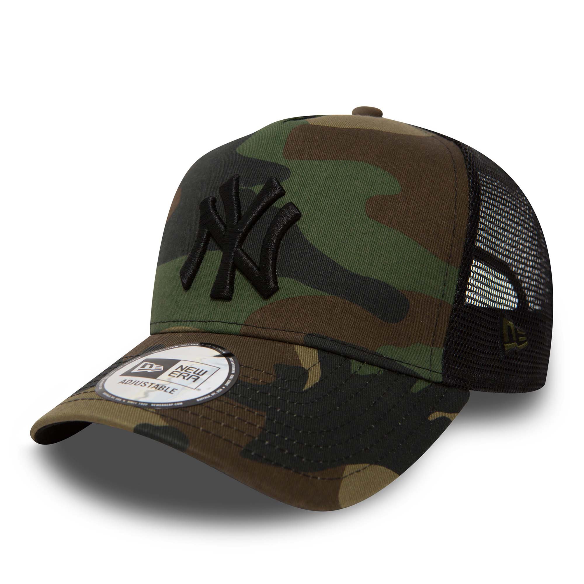 New York Yankees Camouflage Trucker Adjustable MLB Cap