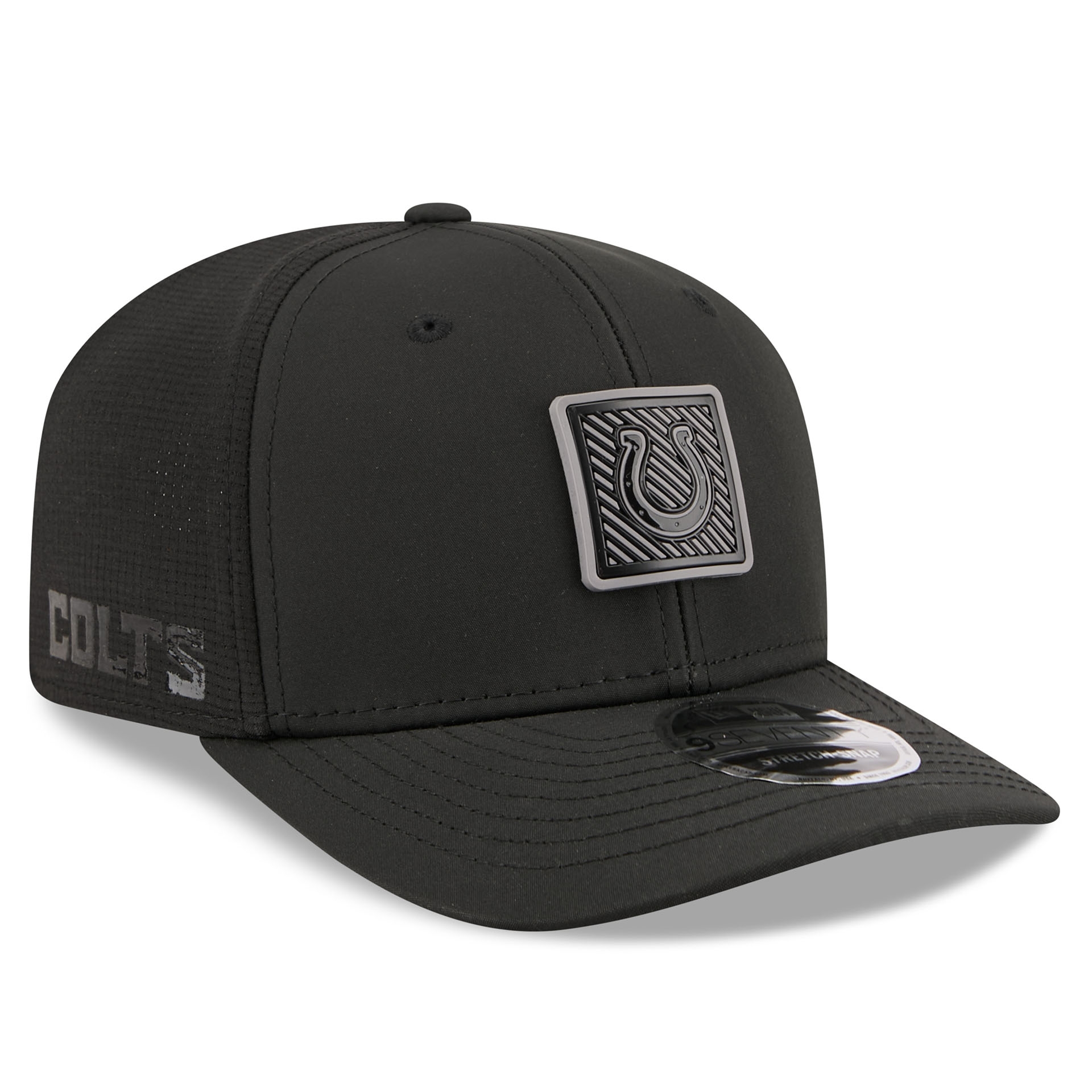 Indianapolis Colts Black 2026 NFL Training Camp 9SEVENTY Stretch-Snap Cap Black