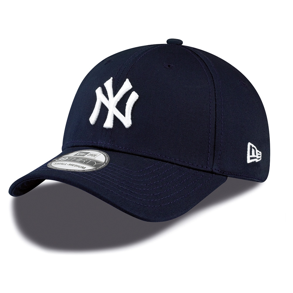 New York Yankees League Basic New Era 39THIRTY Flex Fit MLB Cap Navy
