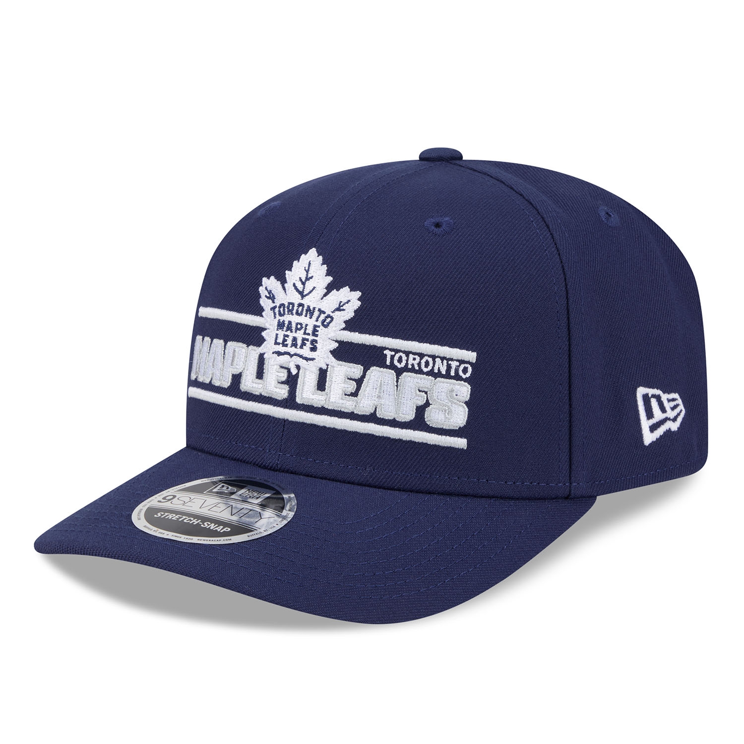 Toronto Maple Leafs NHL Stated 9SEVENTY Stretch-Snap Cap Navy