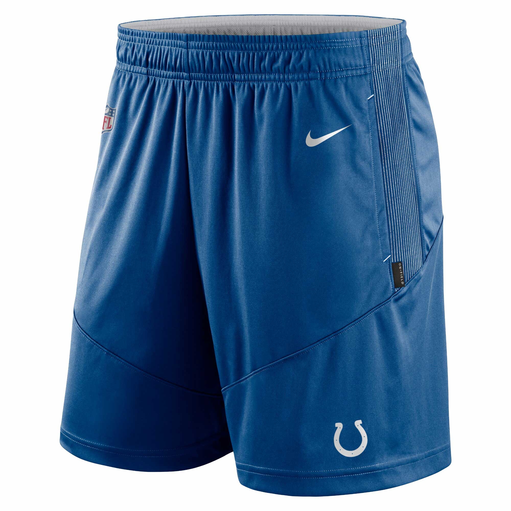 Indianapolis Colts 2021 NFL On-Field Sideline Nike Shorts Blau