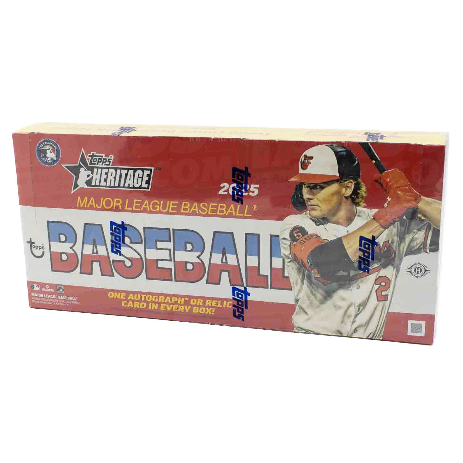 2025 Topps Heritage Baseball MLB Hobby Box
