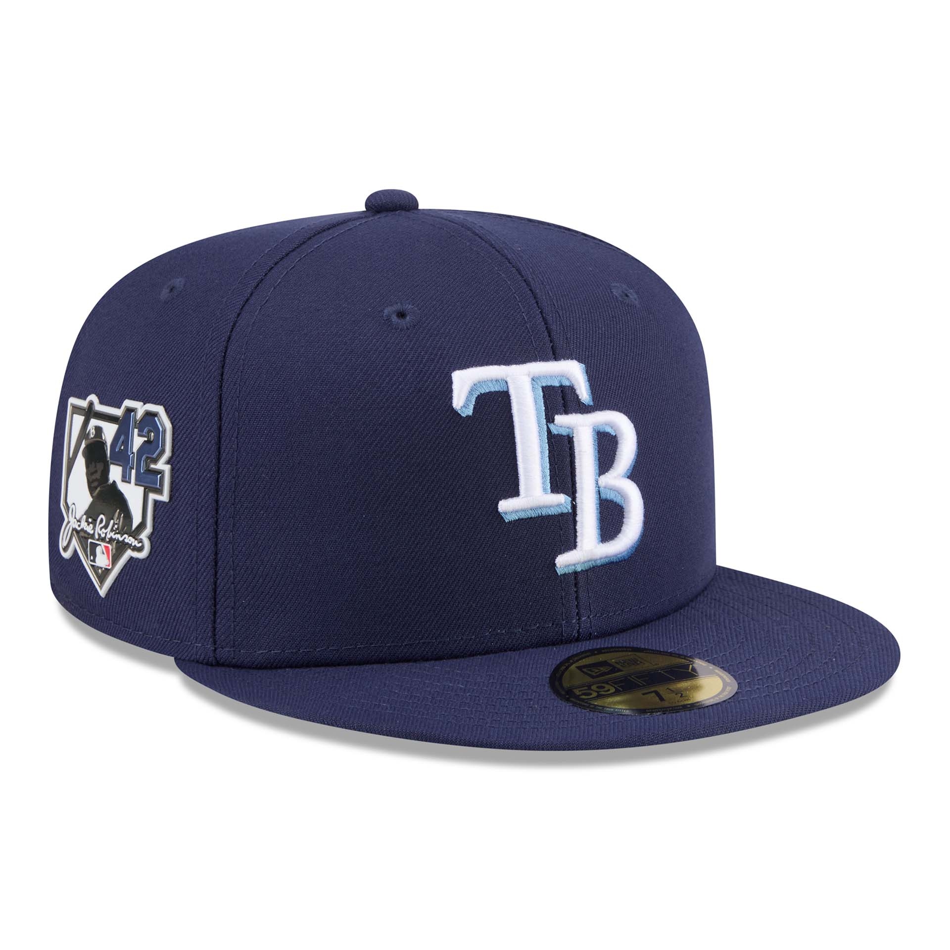 Tampa Bay Rays 2026 Jackie Robinson Day 59FIFTY Fitted Cap Navy
