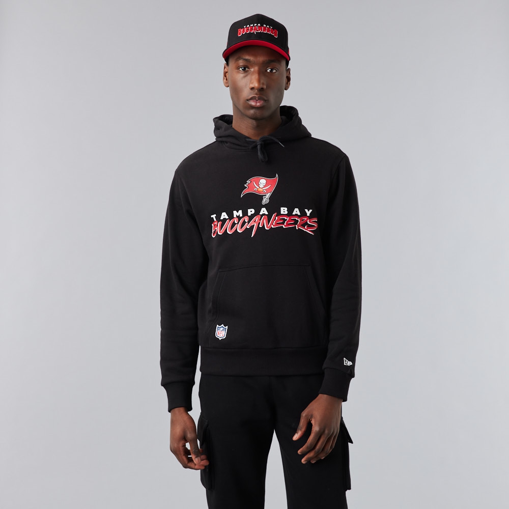 Tampa Bay Buccaneers Script New Era NFL Hoodie Schwarz