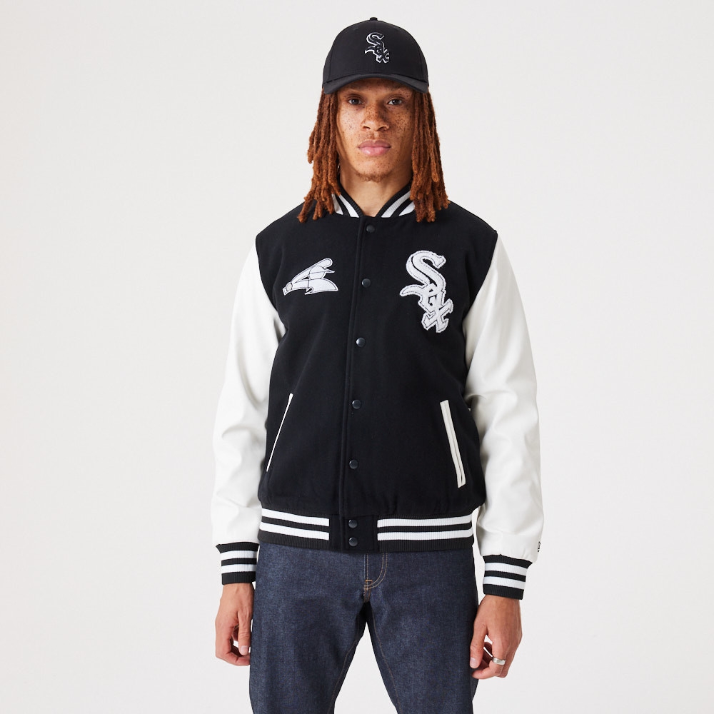 Chicago White Sox Varsity New Era MLB Jacke Schwarz