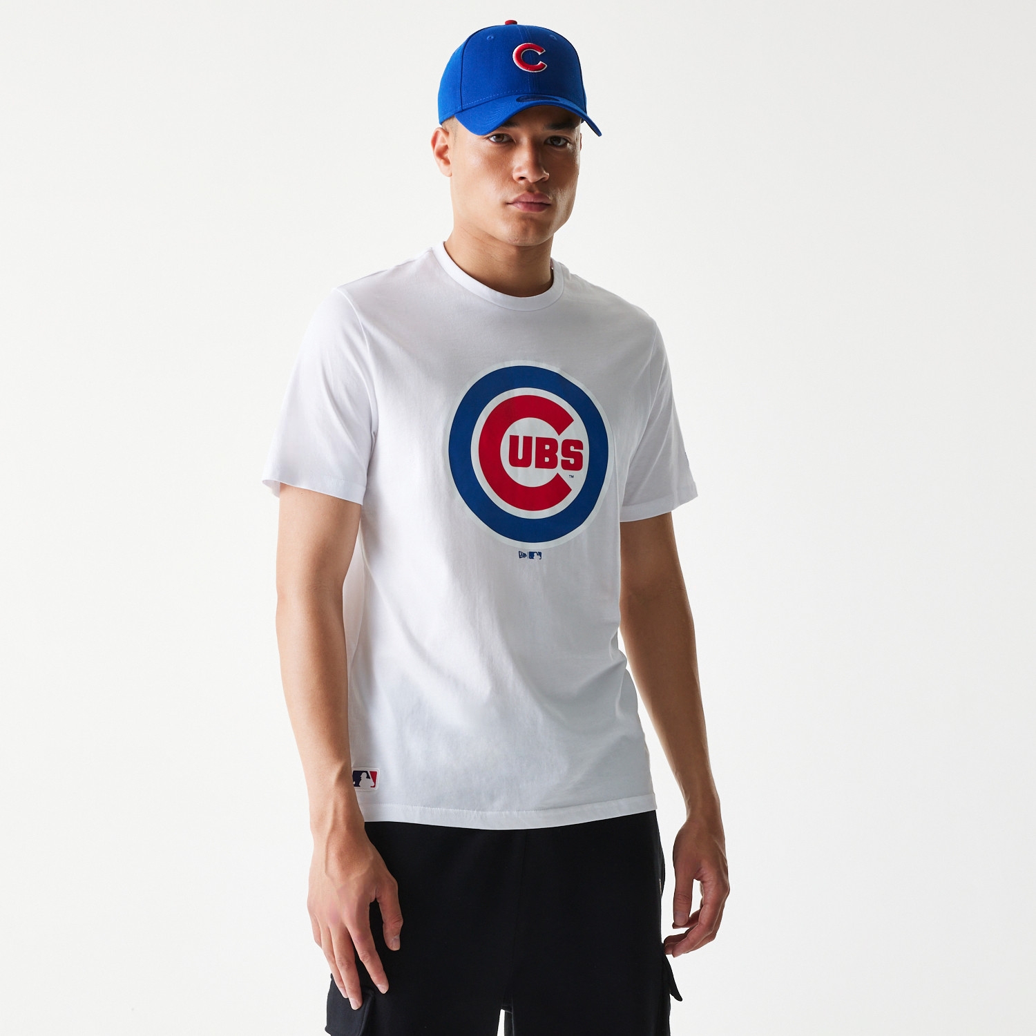 Chicago Cubs Team Logo New Era MLB T-Shirt Weiß