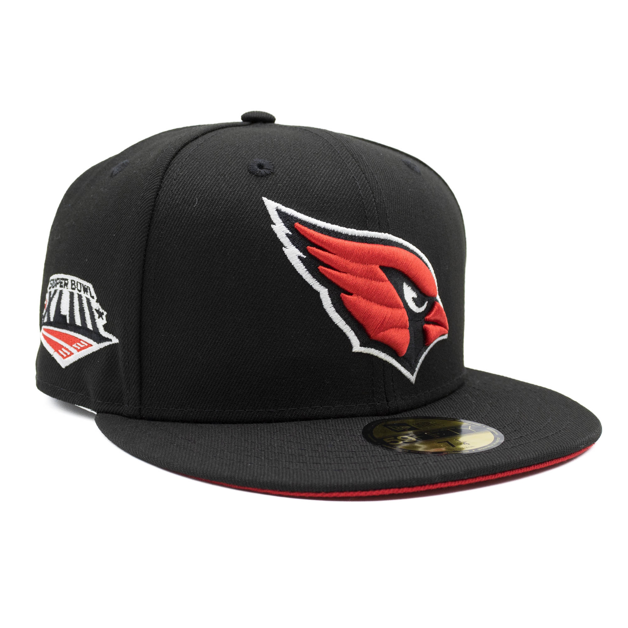 Arizona Cardinals Super Bowl XLIII New Era 59FIFTY Fitted NFL Cap Schwarz