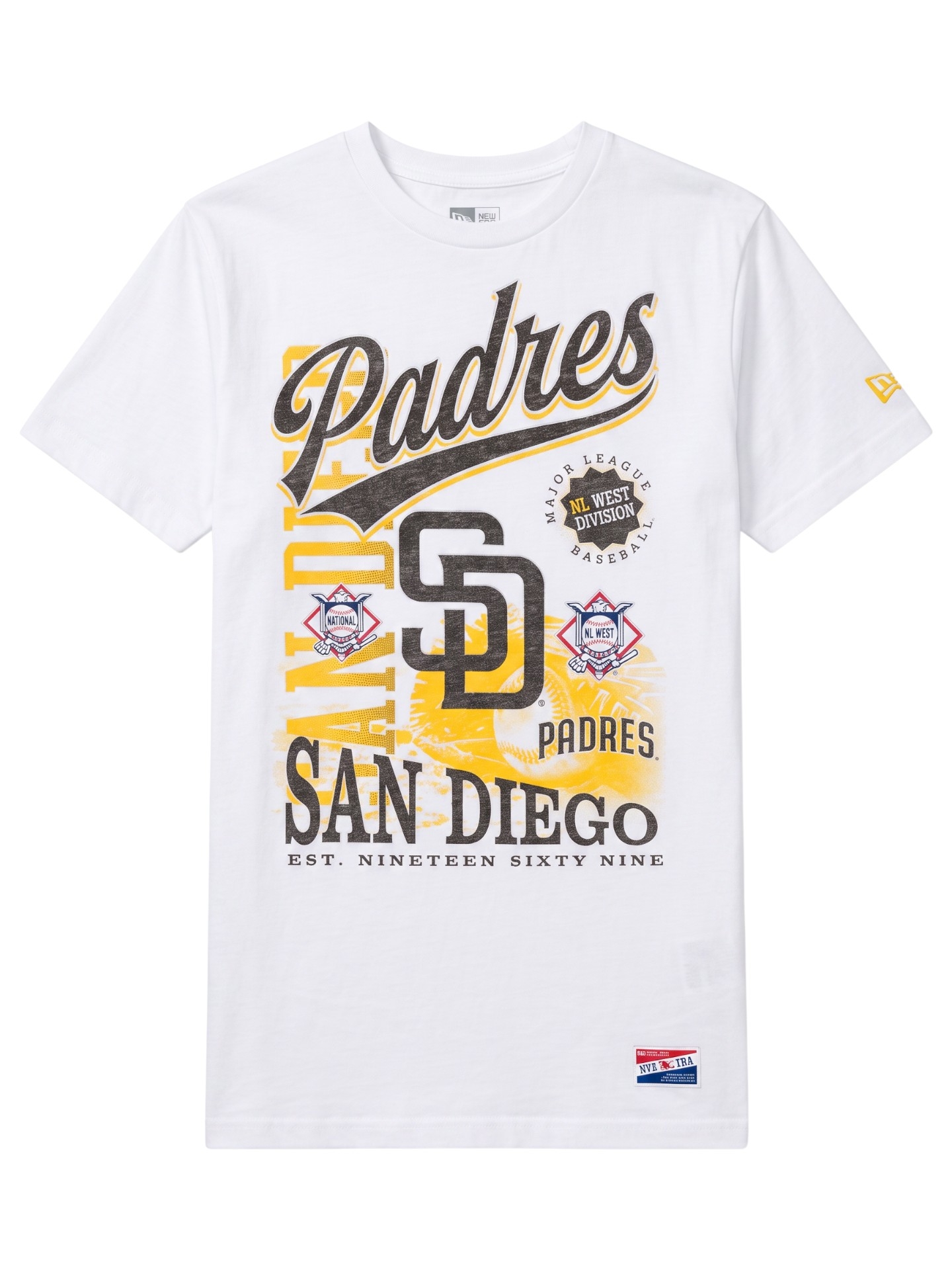 San Diego Padres Division Oversized MLB T-Shirt Weiß