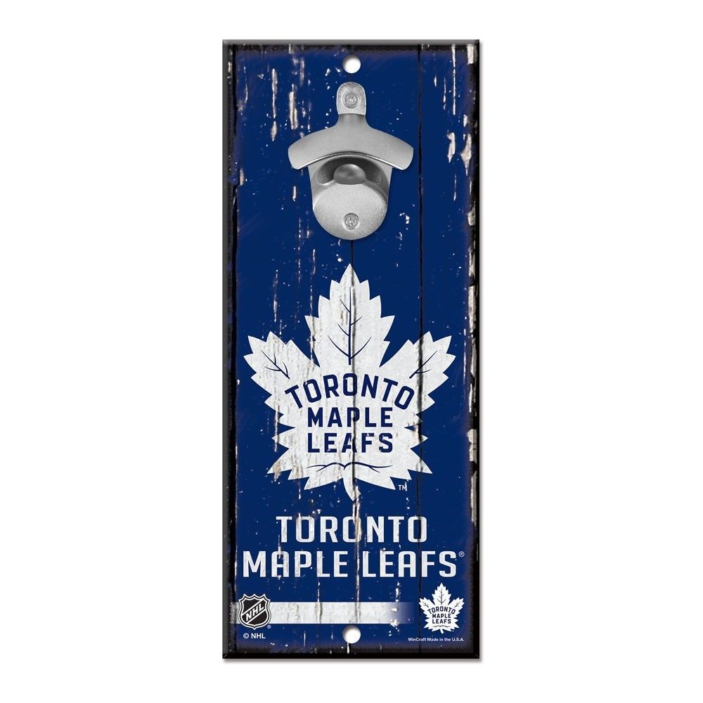 Toronto Maple Leafs NHL Schild mit Flaschenöffner