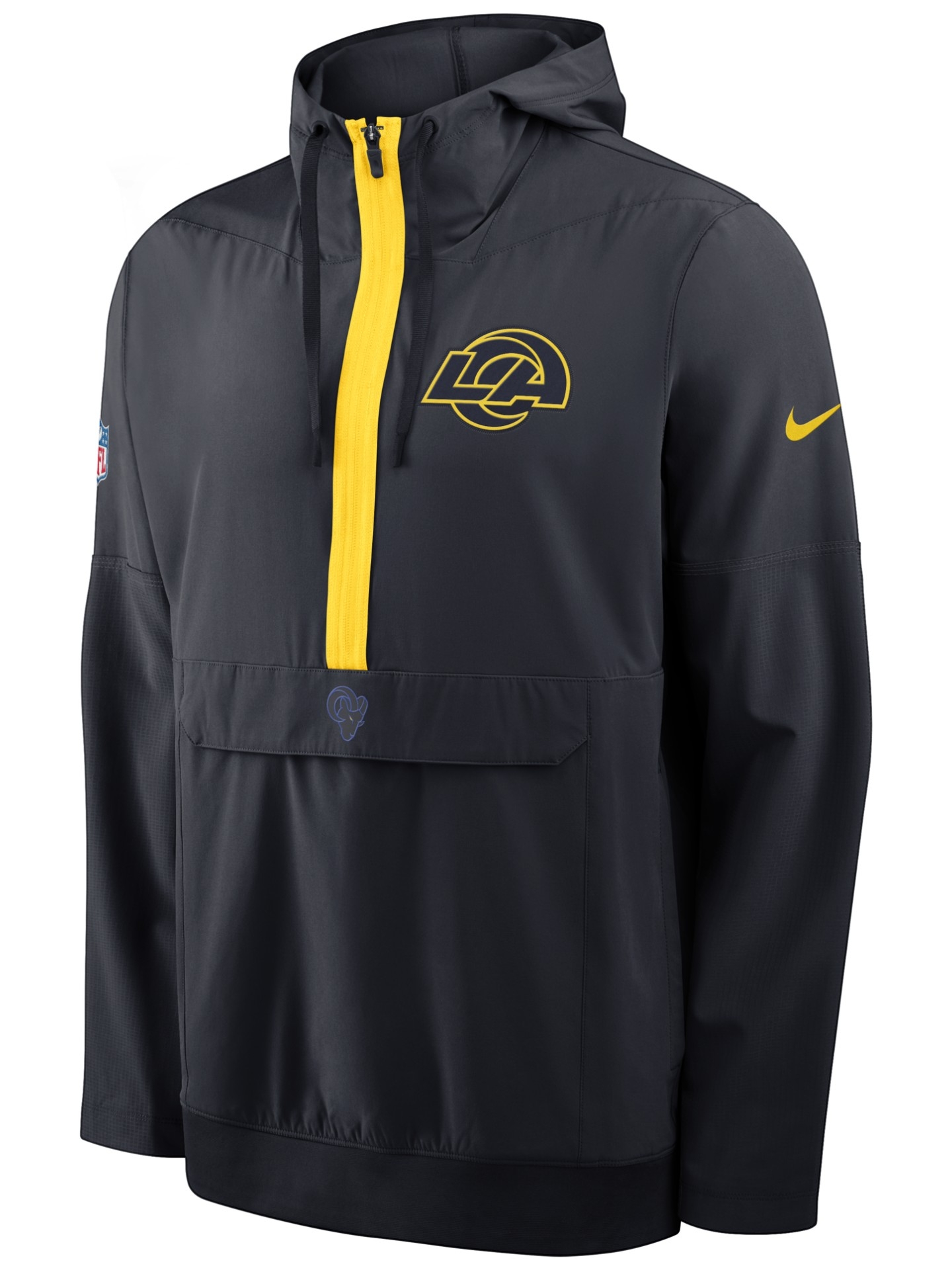 Los Angeles Rams 2026 NFL Rivalries Sideline Half-Zip Anorak Jacket Navy