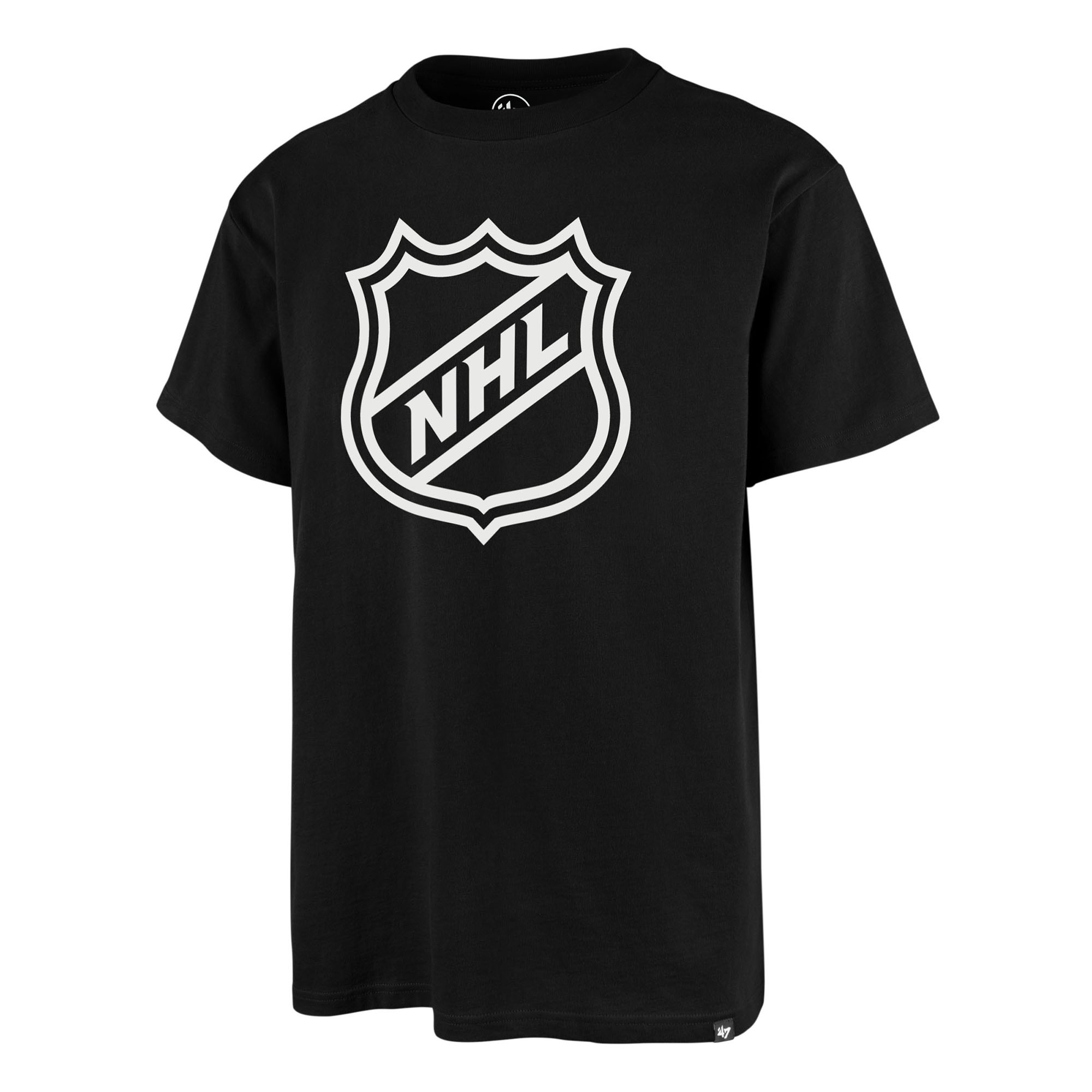NHL Shield White Logo '47 Echo NHL T-Shirt Schwarz