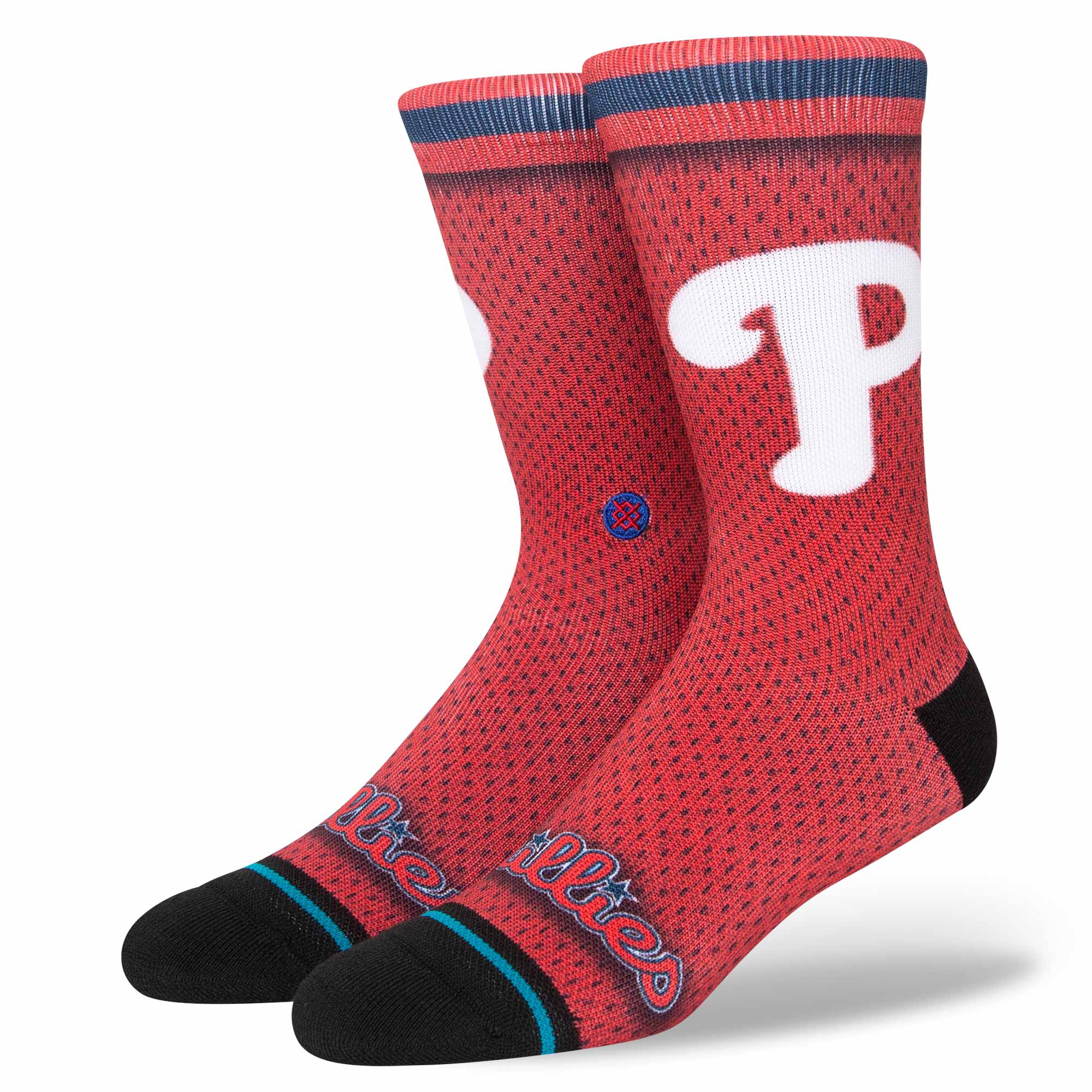 Philadelphia Phillies MLB Batting Practice Stance Crew Socken