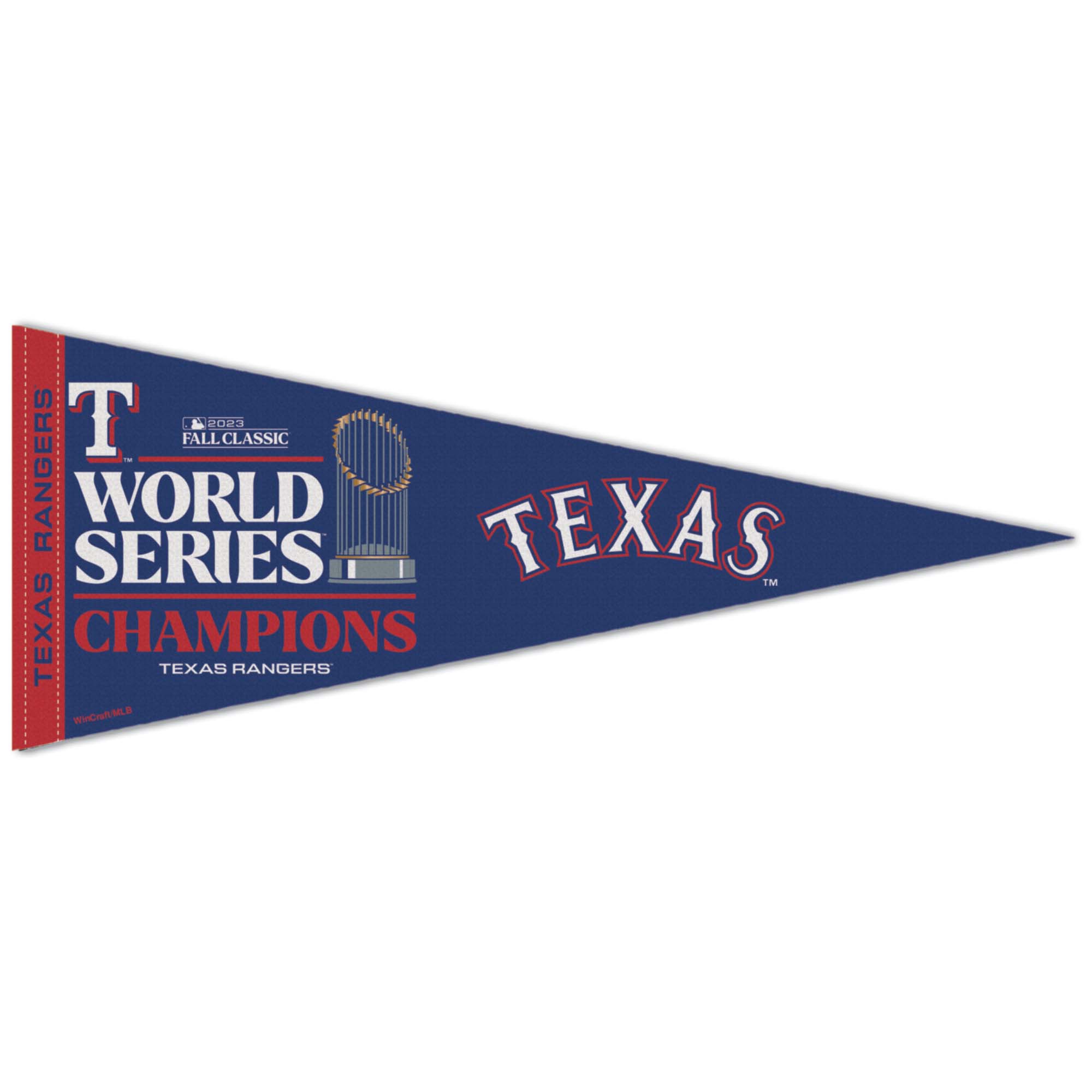 Texas Rangers 2023 World Series Champions Premium MLB Wimpel