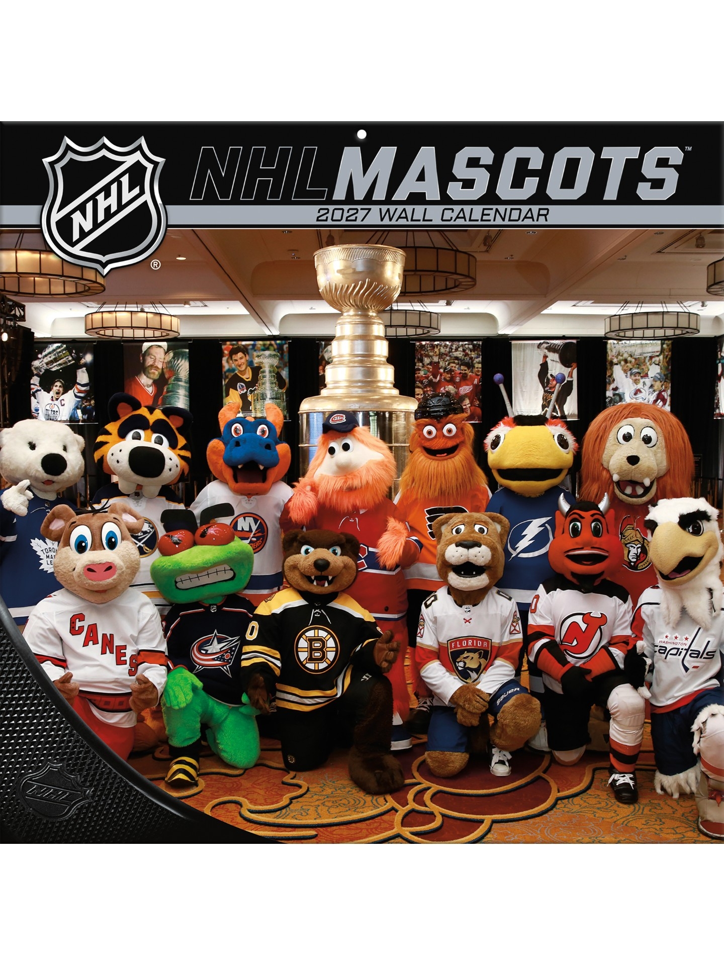 2027 NHL Maskottchen Wandkalender