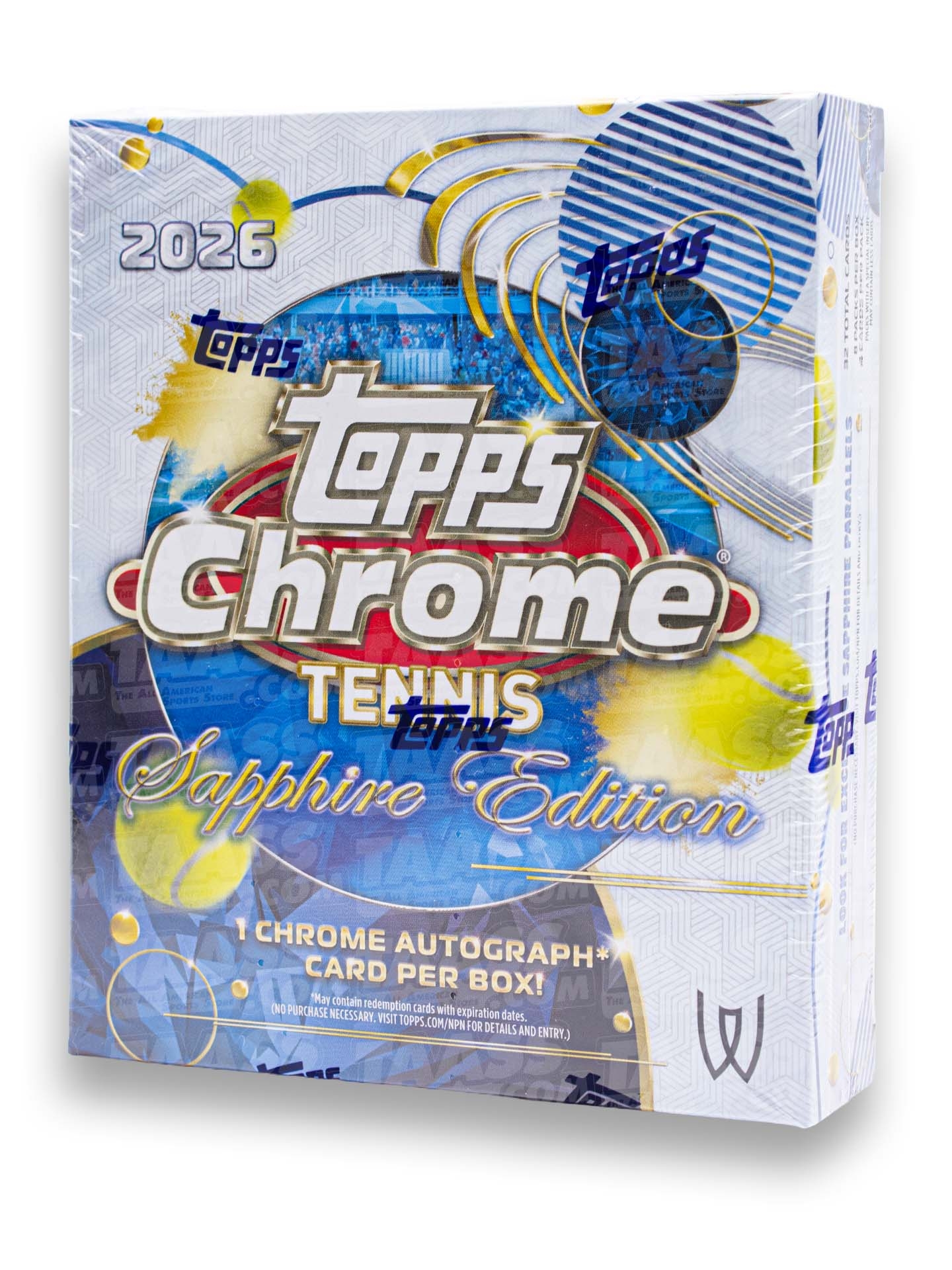 (LIVE BREAK) 2026 Topps Chrome Tennis Sapphire Edition Hobby Box
