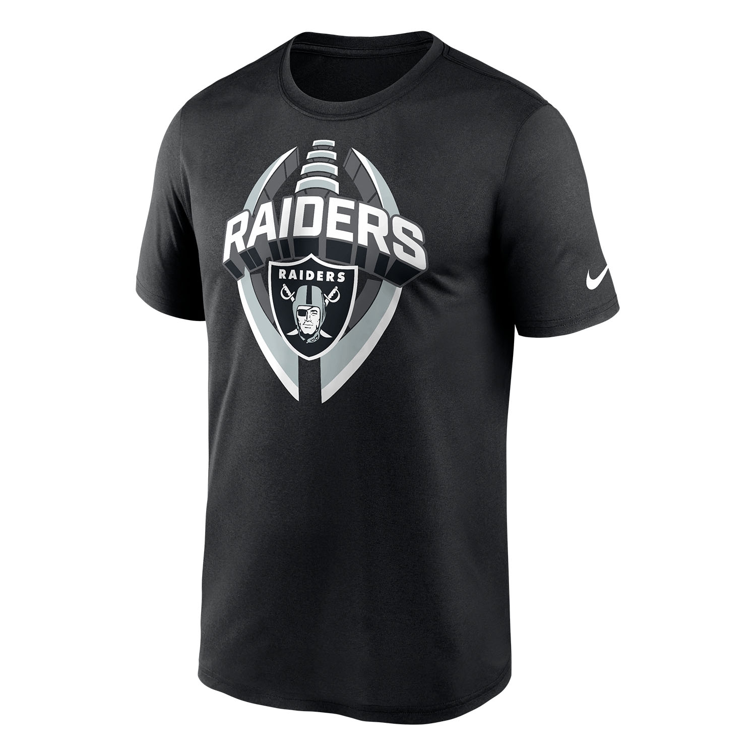 Las Vegas Raiders 2025 Icon Nike Legend NFL T-Shirt Black