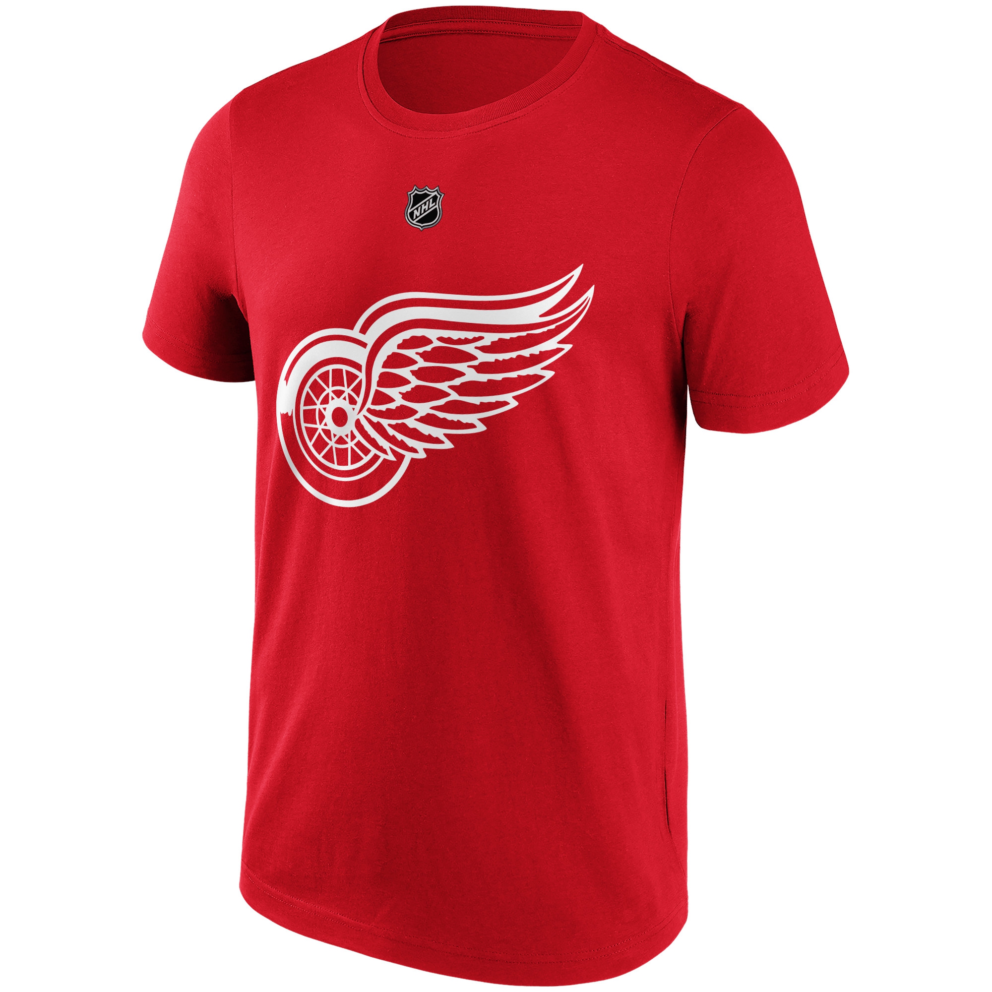 Moritz Seider #53 Detroit Red Wings Player NHL T-Shirt Rot