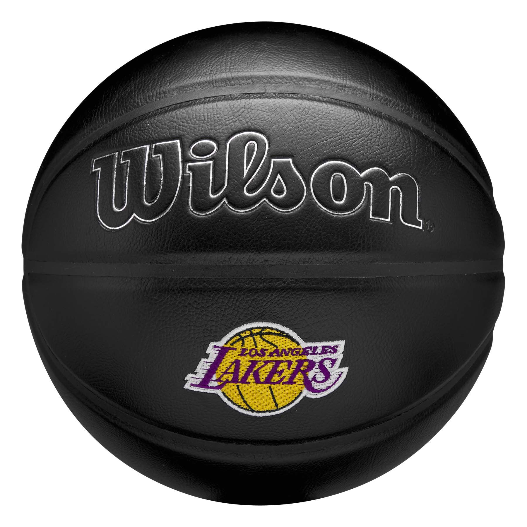 Los Angeles Lakers Premiere Wilson NBA Basketball Schwarz (Size 7)