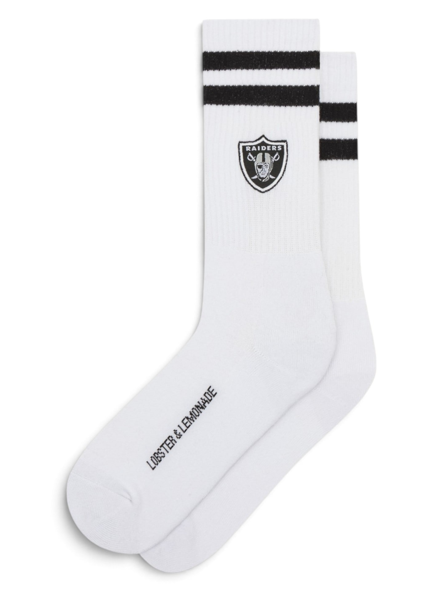 Las Vegas Raiders L&L '90 Classics NFL Crew Socken Weiß