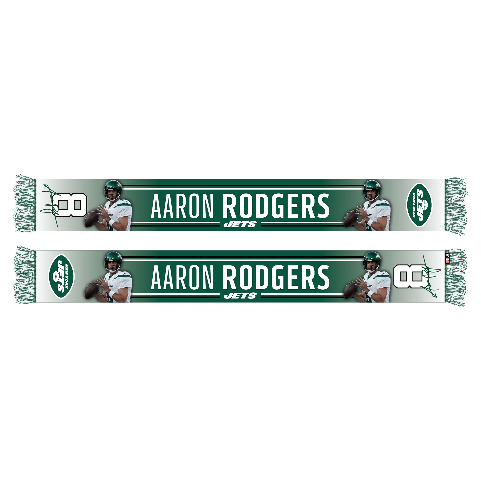 Aaron Rodgers New York Jets HD NFL Scarf