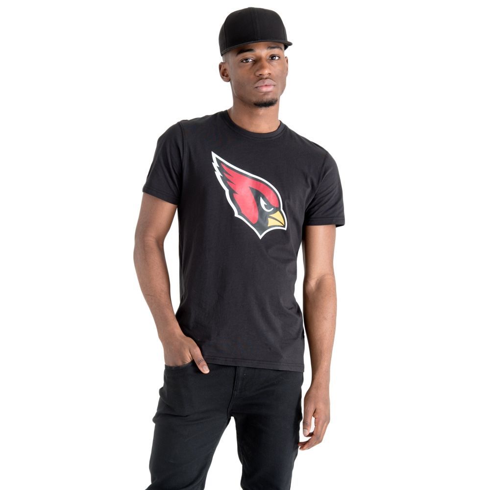 Arizona Cardinals Team Logo Football NFL T-Shirt Black
