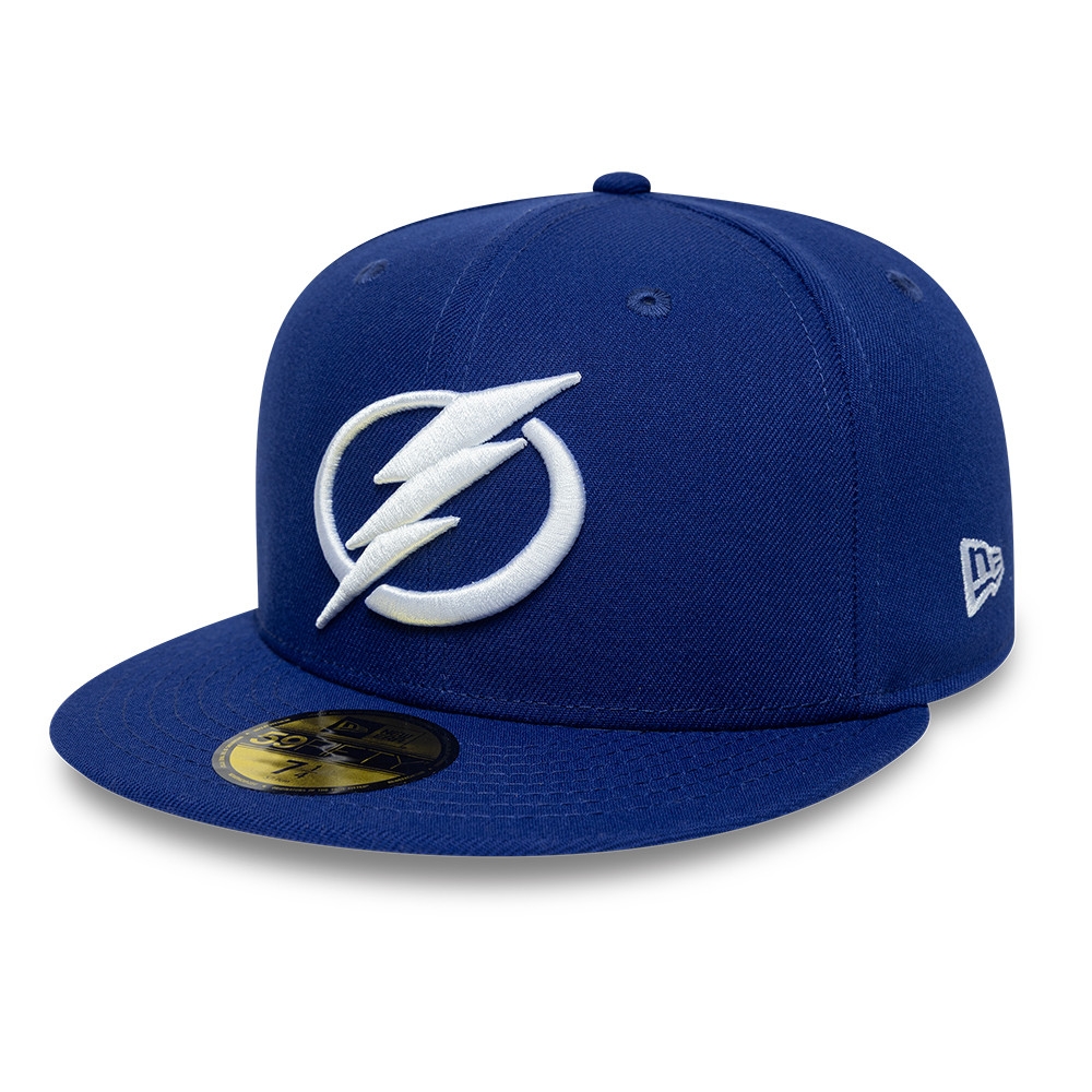 Tampa Bay Lightning Basic Logo 59FIFTY Fitted NHL Cap Blau