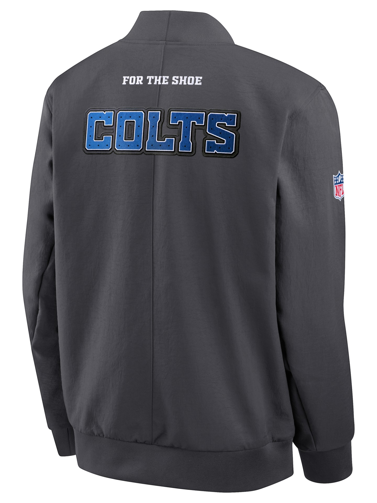 Indianapolis Colts 2026 NFL Rivalries Sideline Bomber Jacke Dunkelgrau