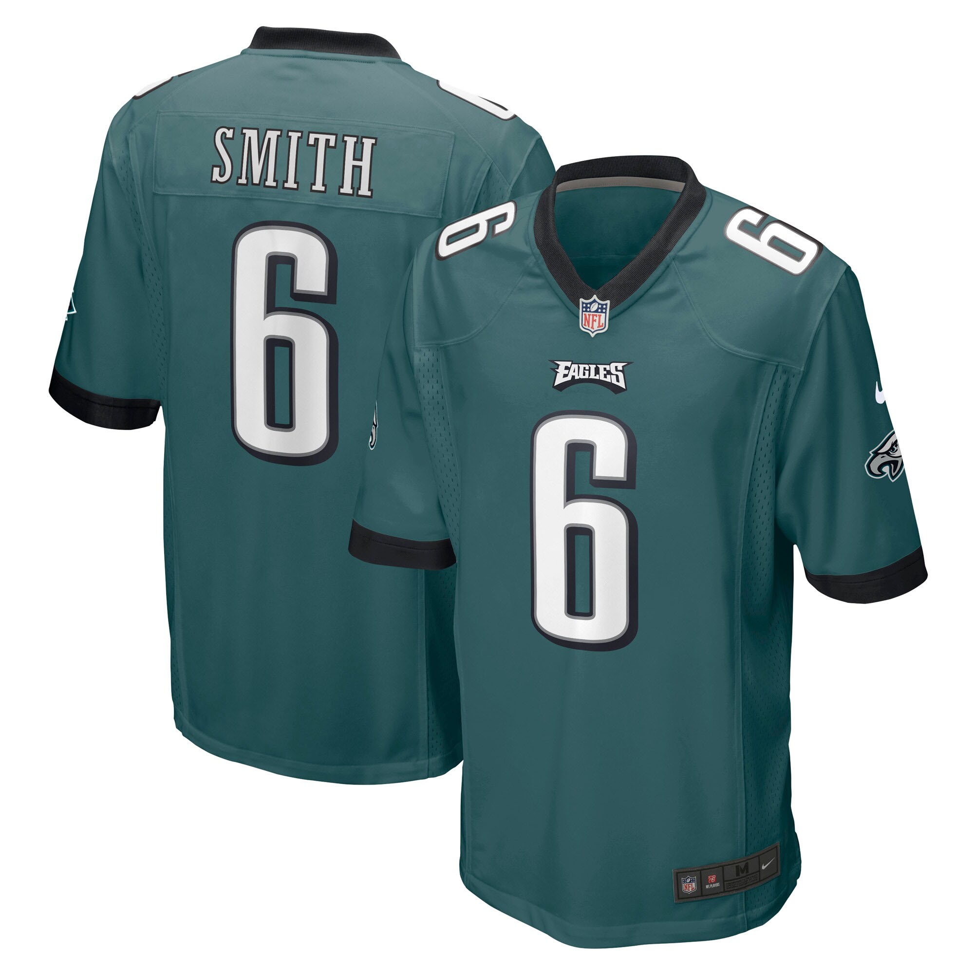 DeVonta Smith #6 Philadelphia Eagles 2024 Nike Game NFL Football Trikot Grün