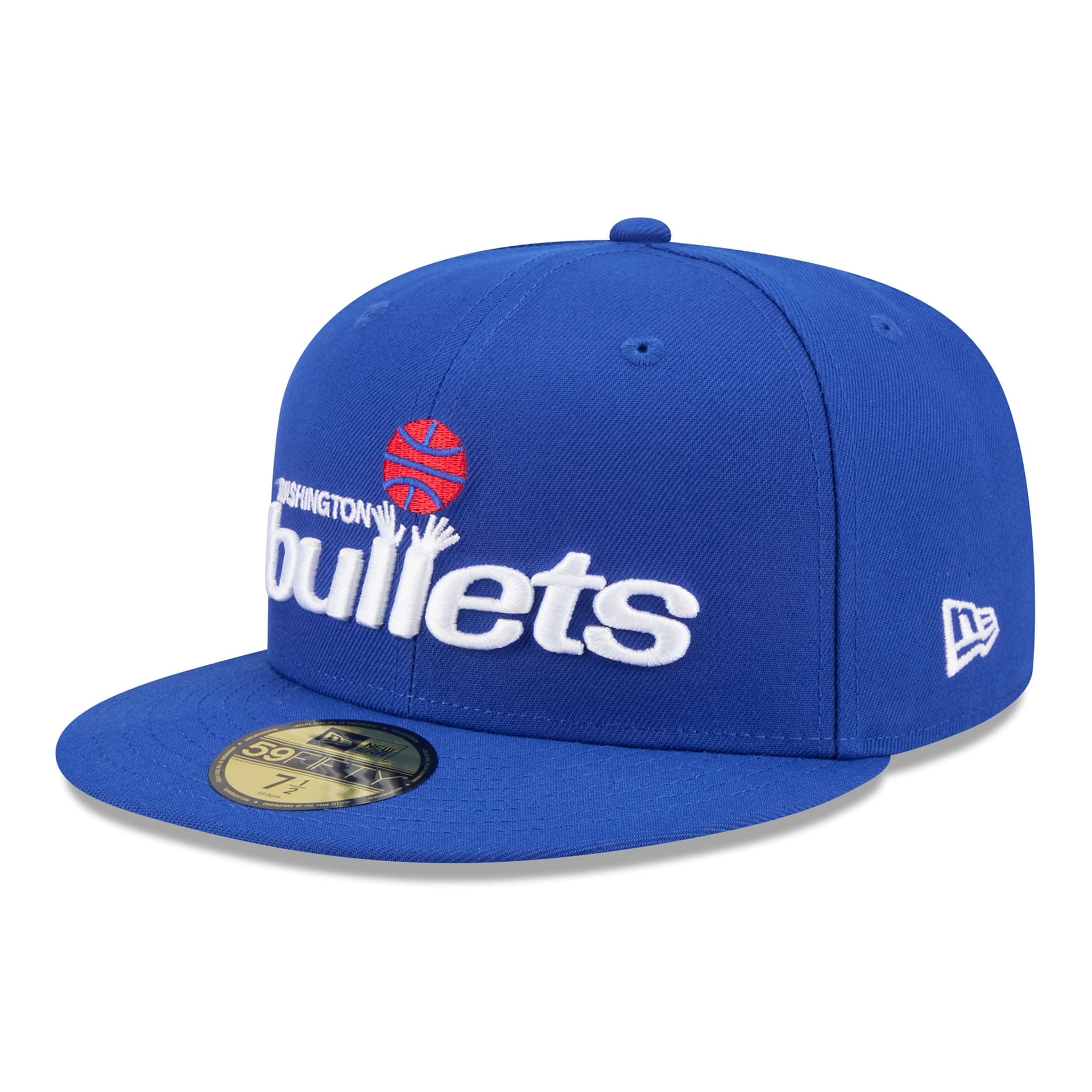 Washington Bullets 1974-1987 Hardwood Classics 59FIFTY Fitted Cap Blau