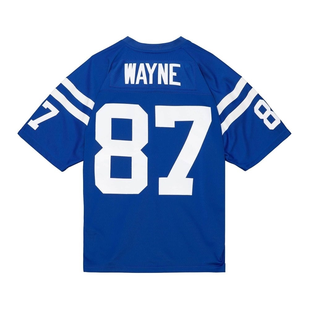 Reggie Wayne #87 Indianapolis Colts Legacy Throwback NFL Trikot Blau