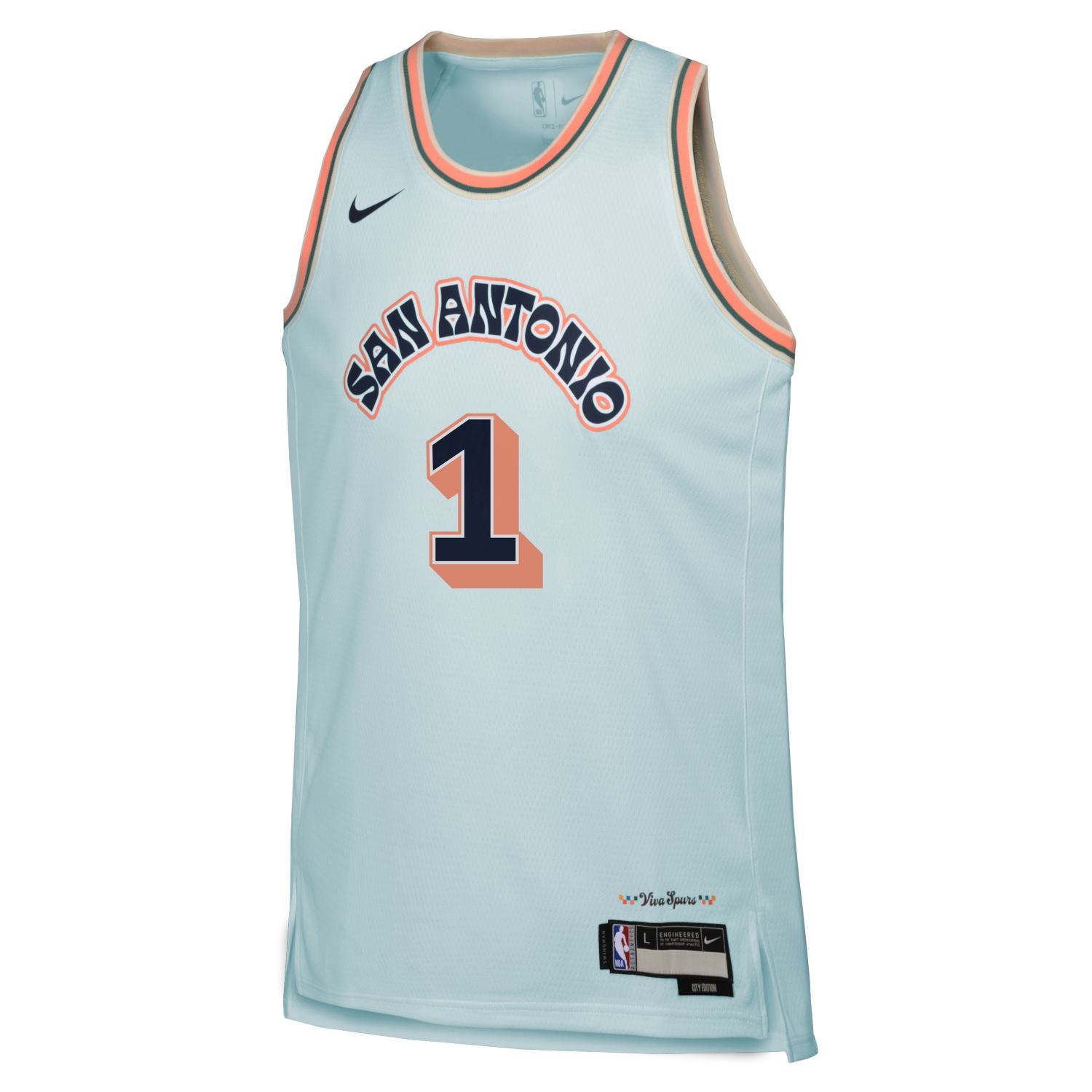 Nike Victor Wembanyama #1 San Antonio Spurs 2024-25 City Edition