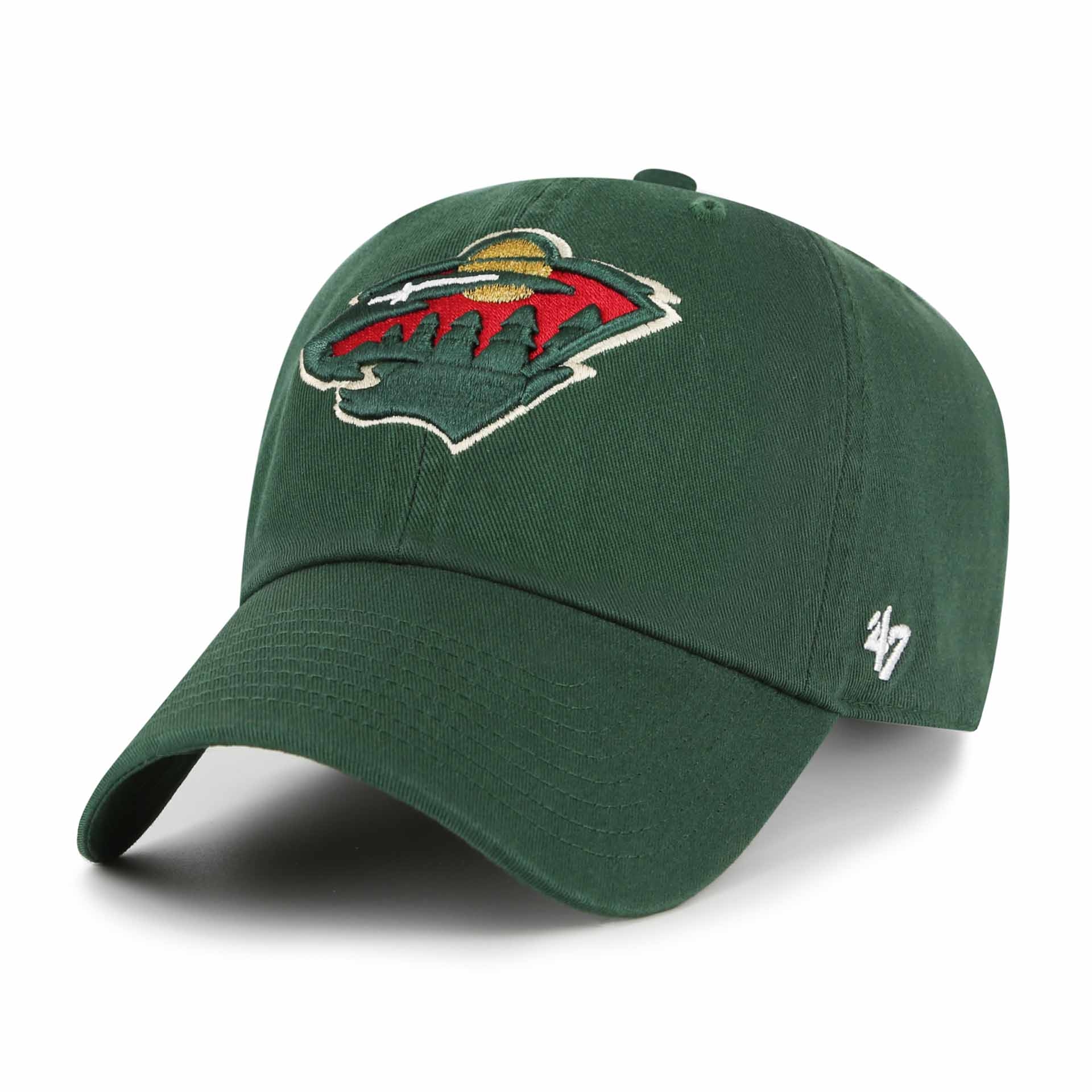 Minnesota Wild '47 Clean Up Adjustable NHL Cap Grün