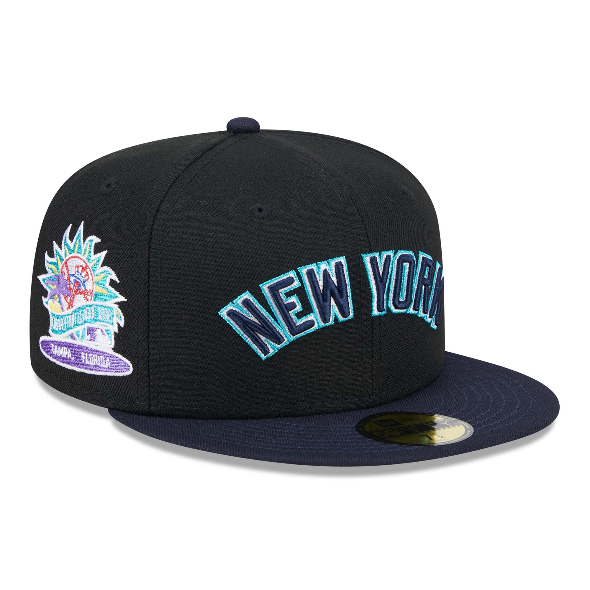 New York Yankees Retro 1996 Spring Training New Era 59FIFTY Fitted Cap Schwarz