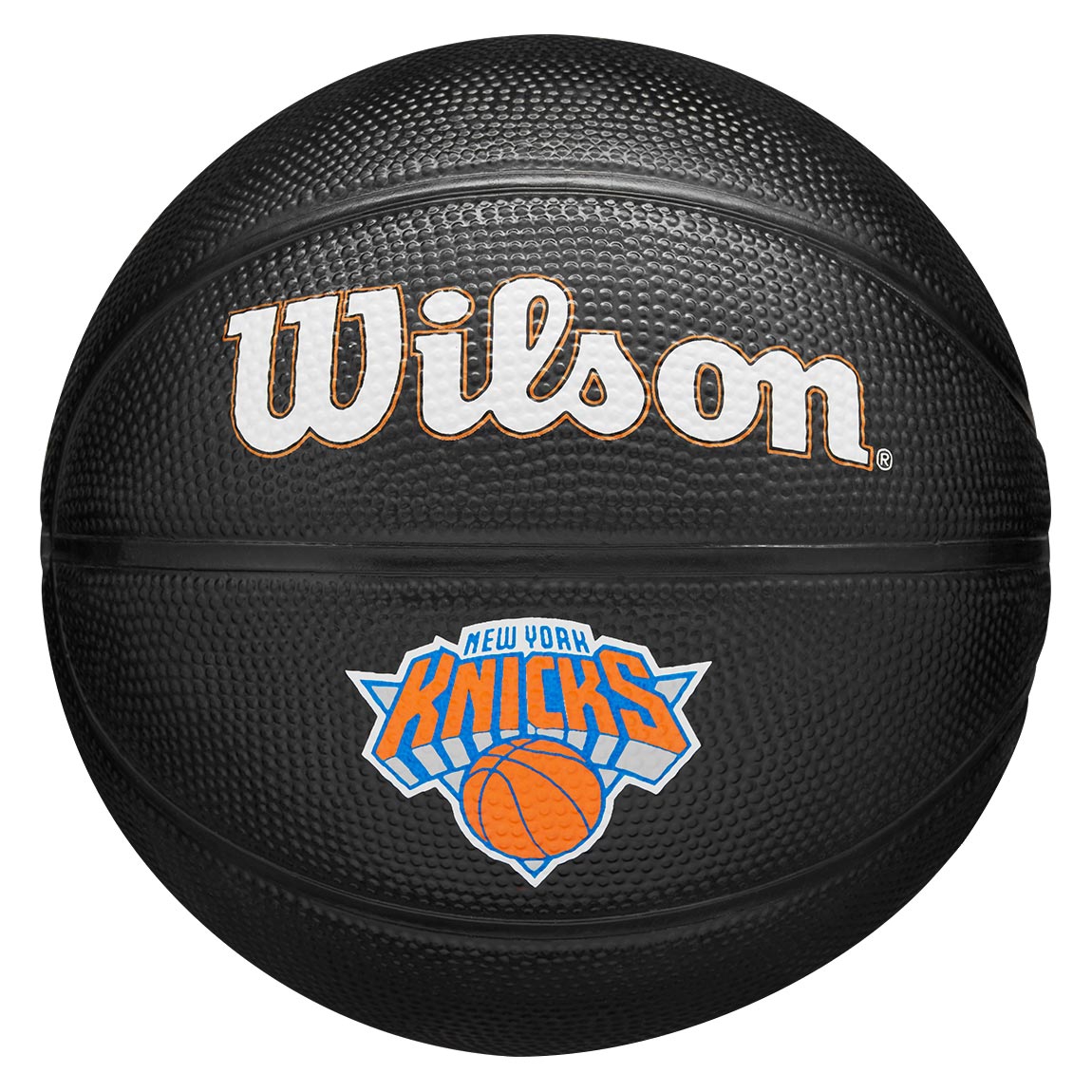 Wilson New York Knicks Tribute NBA Mini Basketball Black (Size 3)