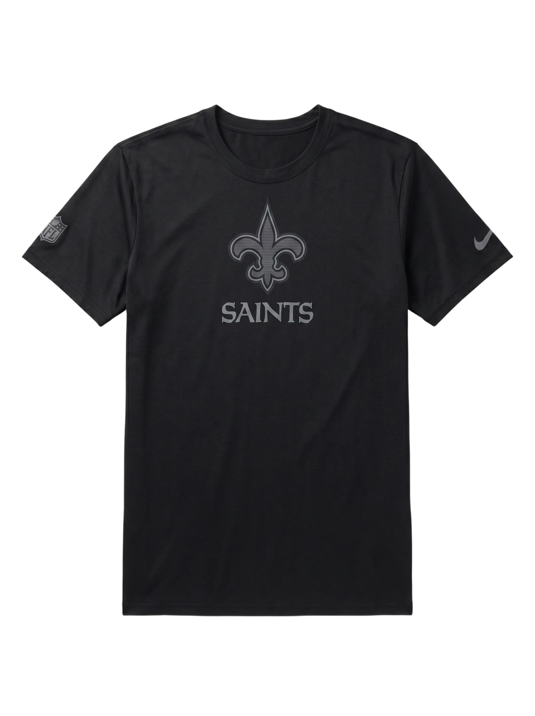 New Orleans Saints 2026 NFL Sideline Lead The Charge Legend T-Shirt Schwarz