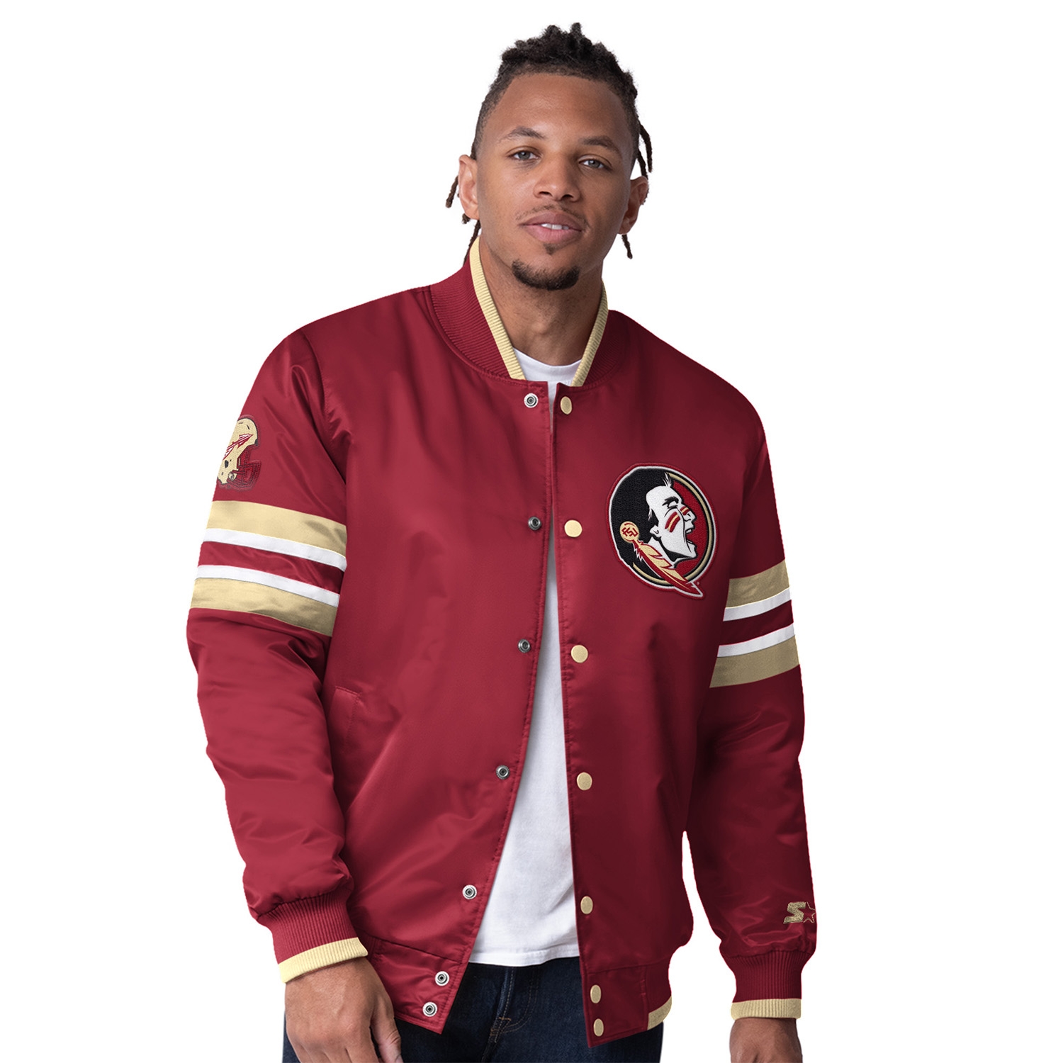 Florida State Seminoles Starter Scout Varsity NCAA Jacket Red