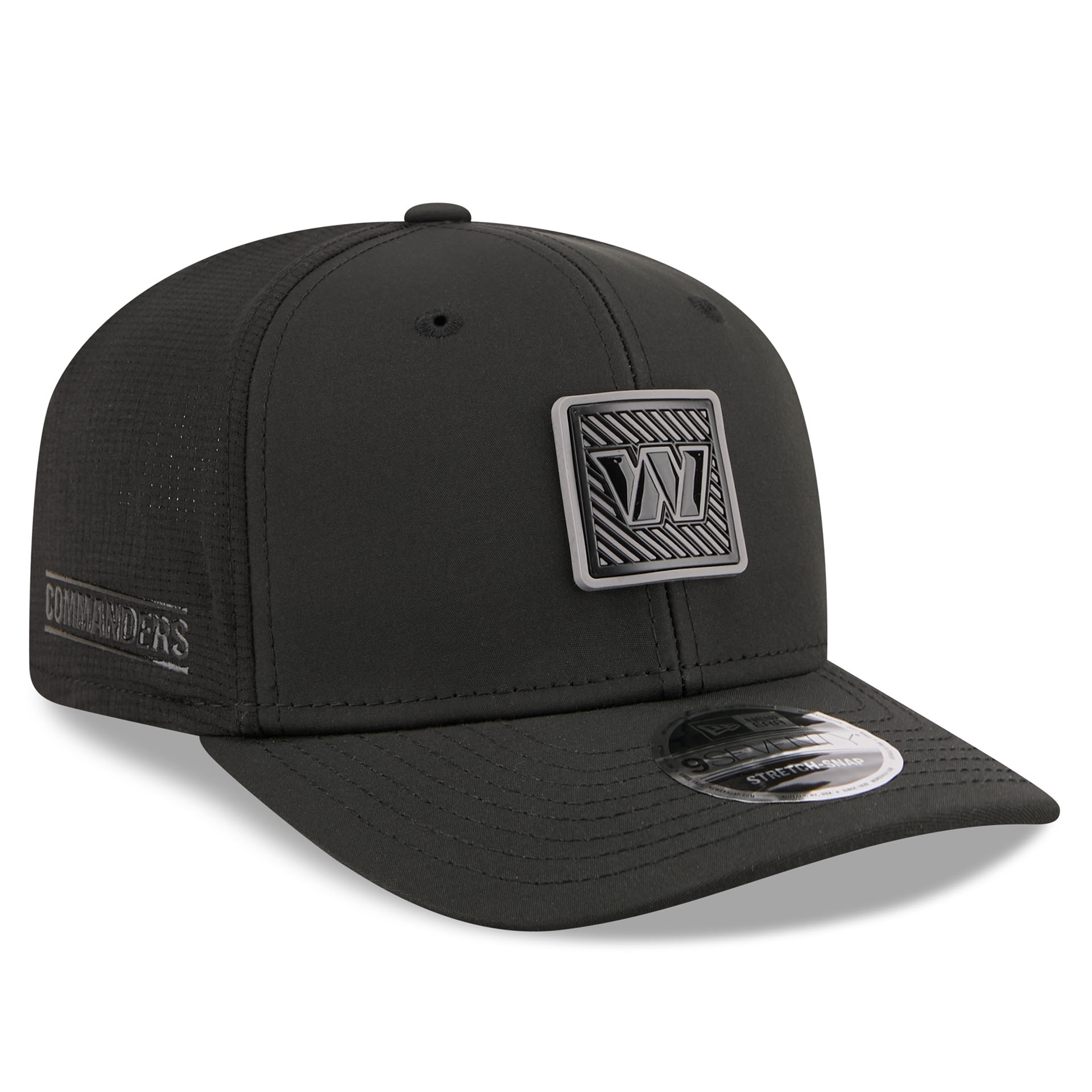 Washington Commanders Black 2026 NFL Training Camp 9SEVENTY Stretch-Snap Cap Black