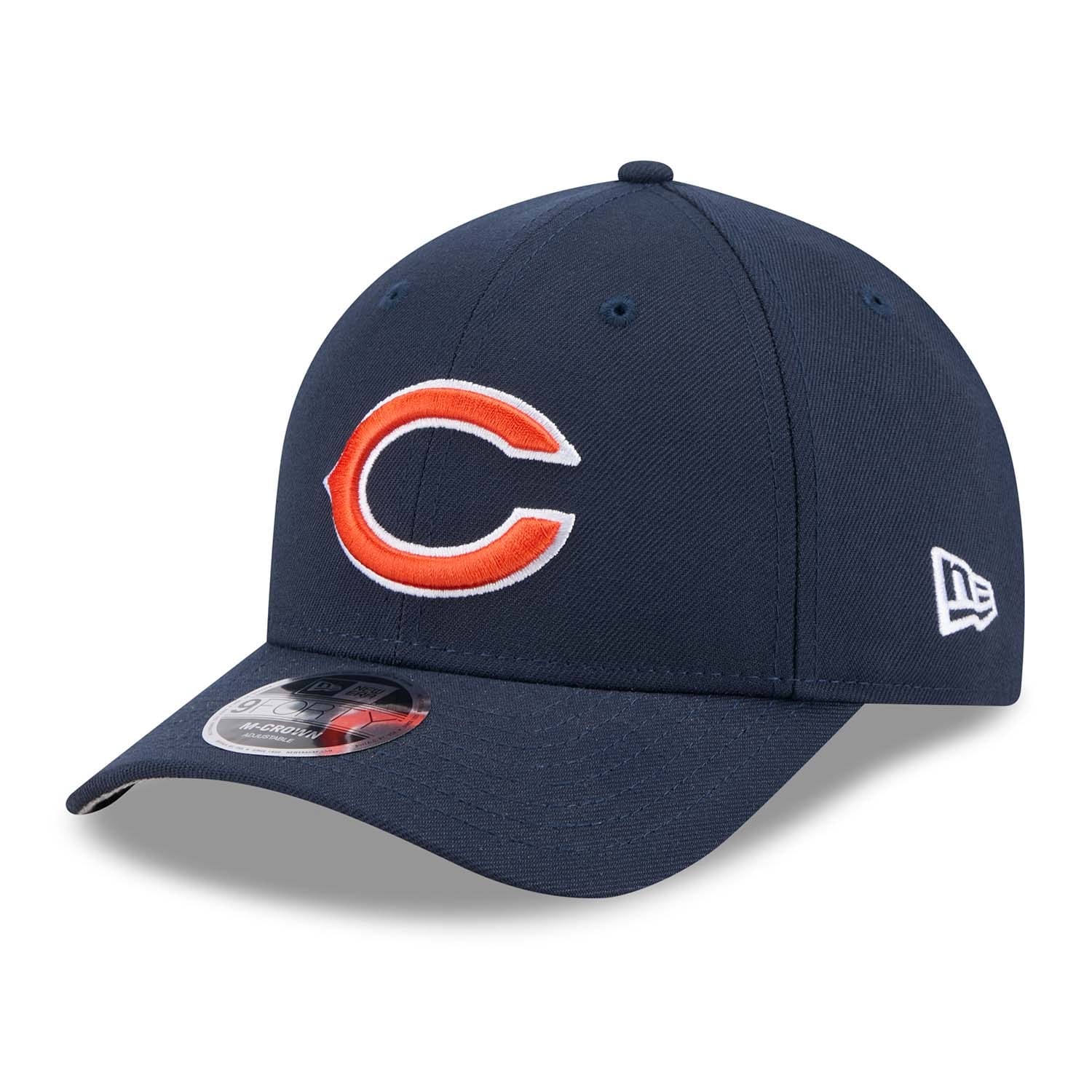 Chicago Bears NFL Team Logo New Era 9FORTY M-Crown Snapback Cap Navy