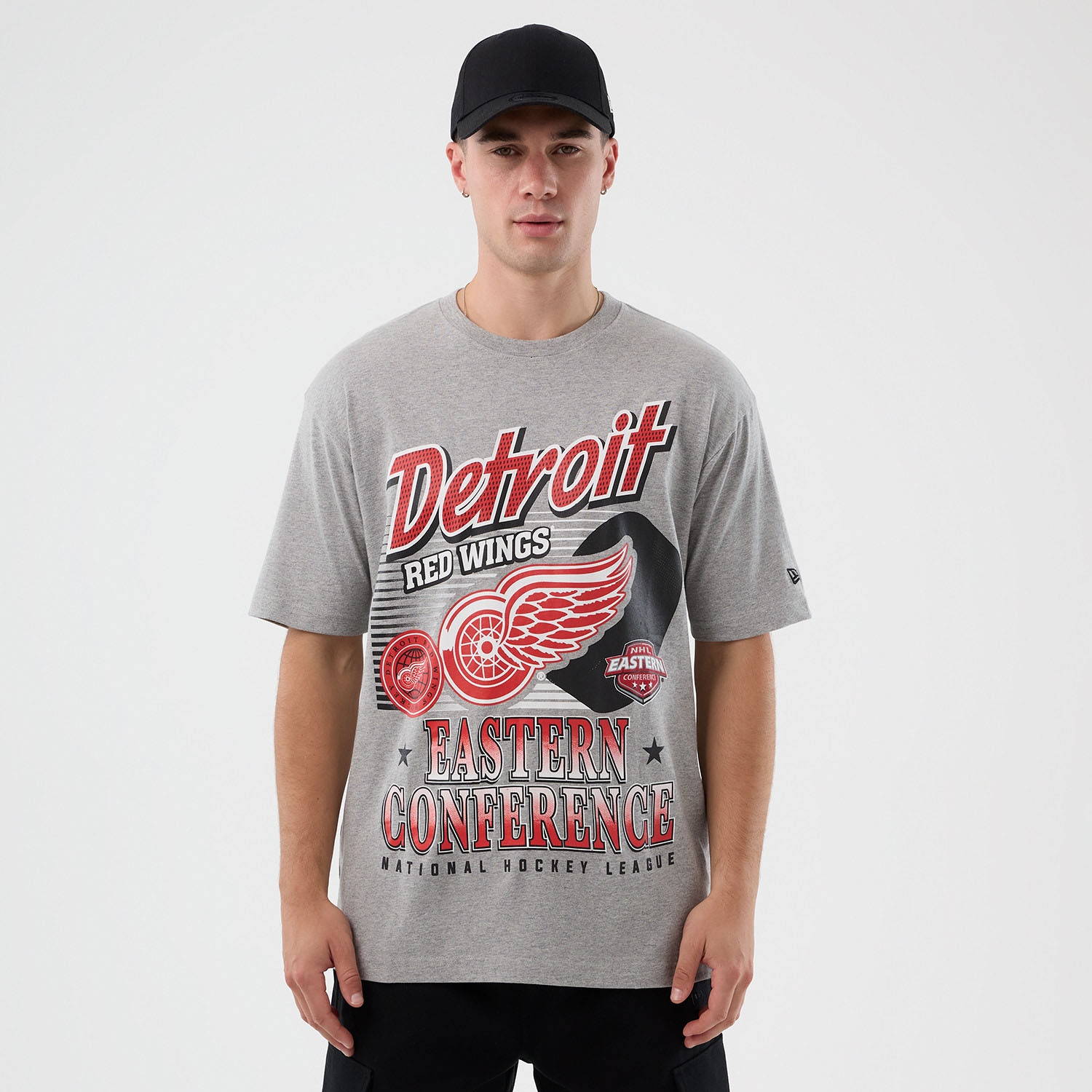 Detroit Red Wings Sport Classics Oversized NHL T-Shirt Grau